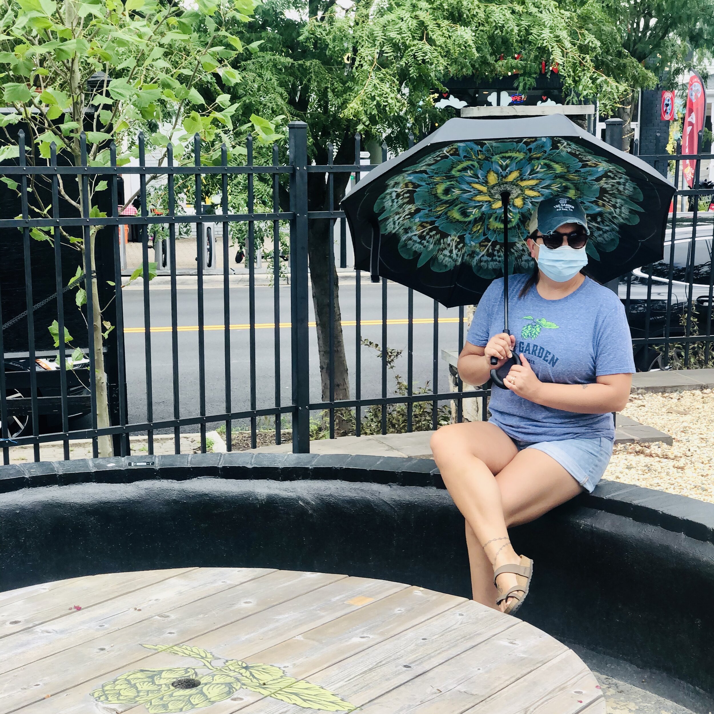 Bring an umbrella, rain or shine!