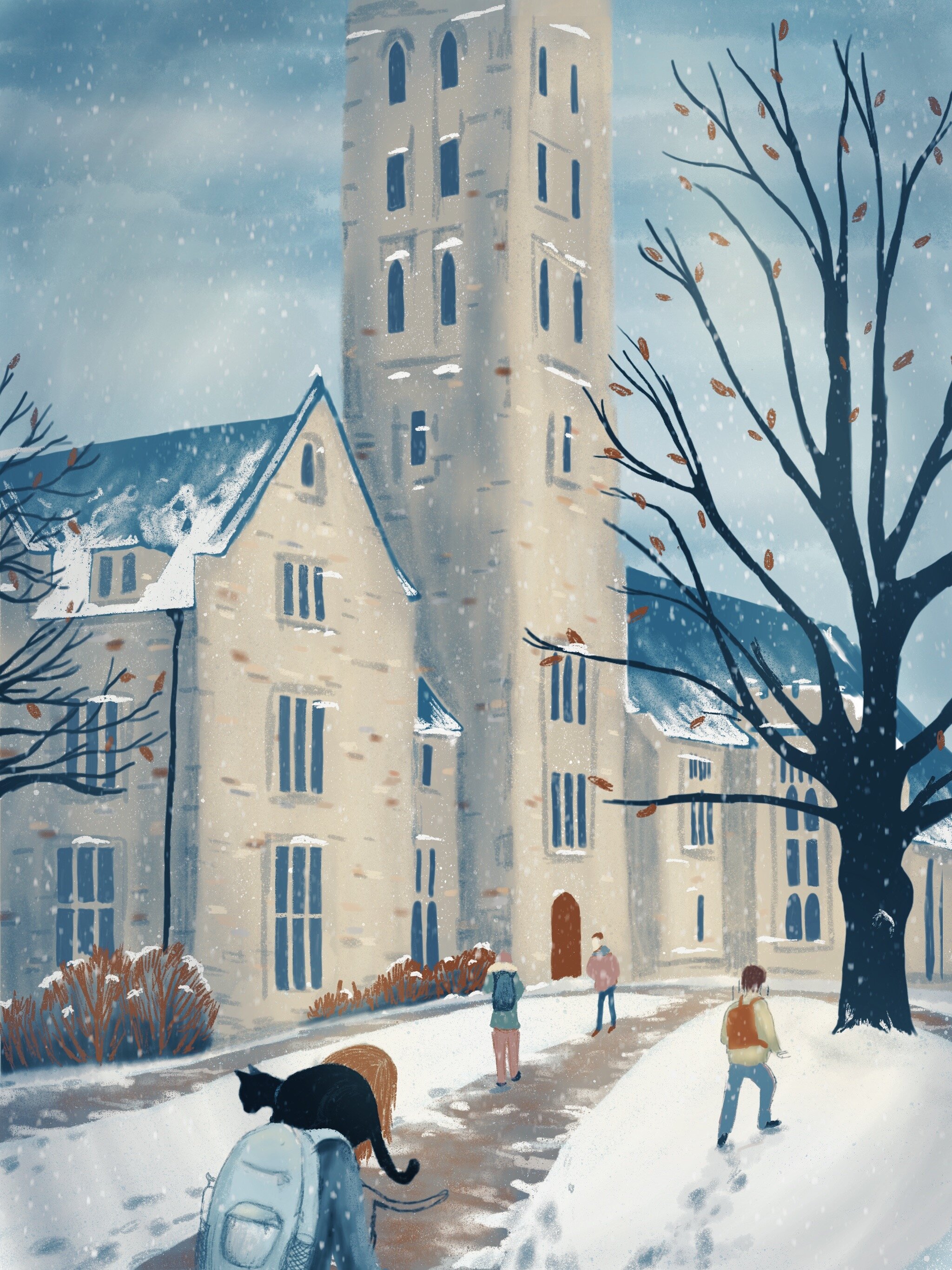 Kenyon Dining Hall illustration.JPG