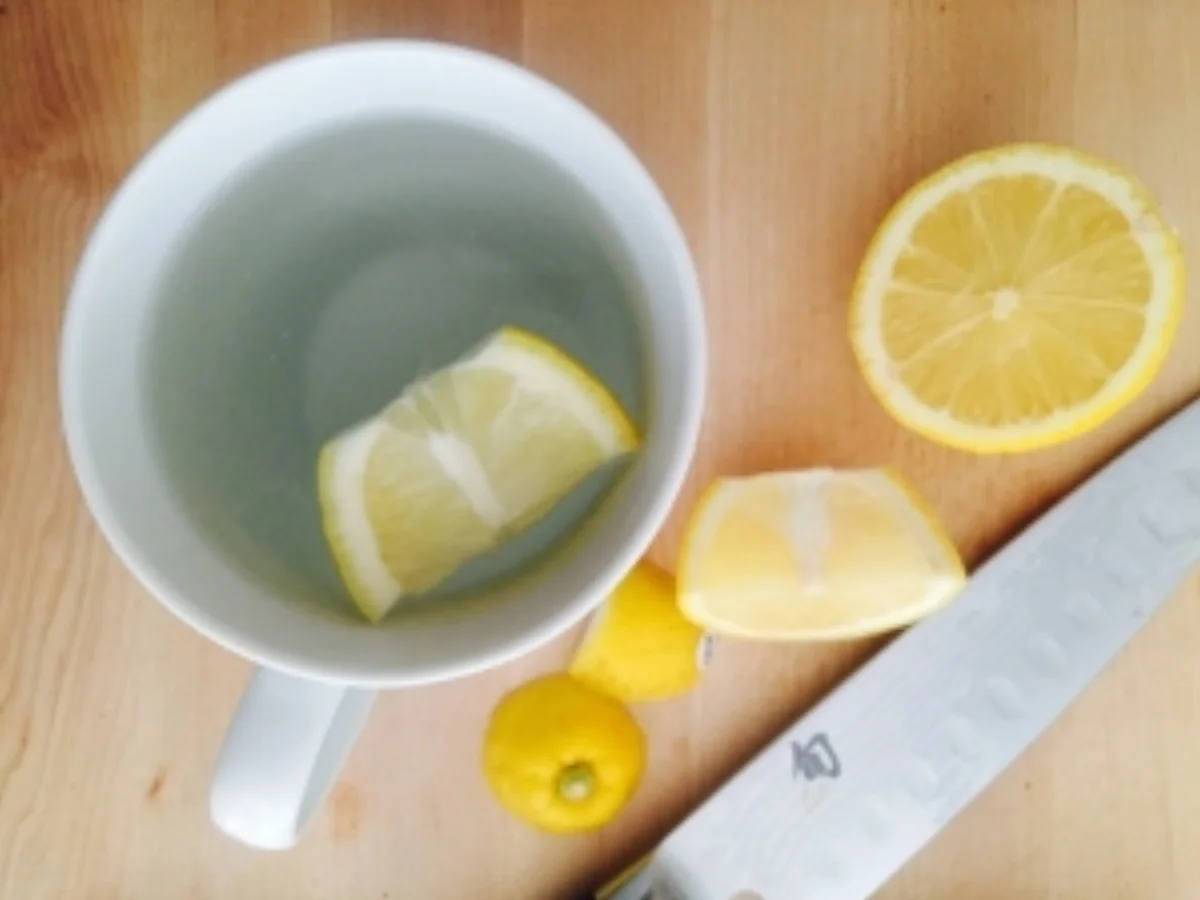 Hot Water &amp; Lemon.