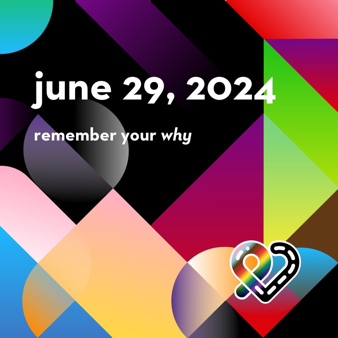 🏳️&zwj;🌈🏳️&zwj;⚧️ Save the Date: June 29, 2024. Remember your why! 🏃&zwj;♂️✨ Mark your calendars! Registration opens April 9 at noon. Show your support for the 2SLGBTQ+ community and let&rsquo;s run with pride!