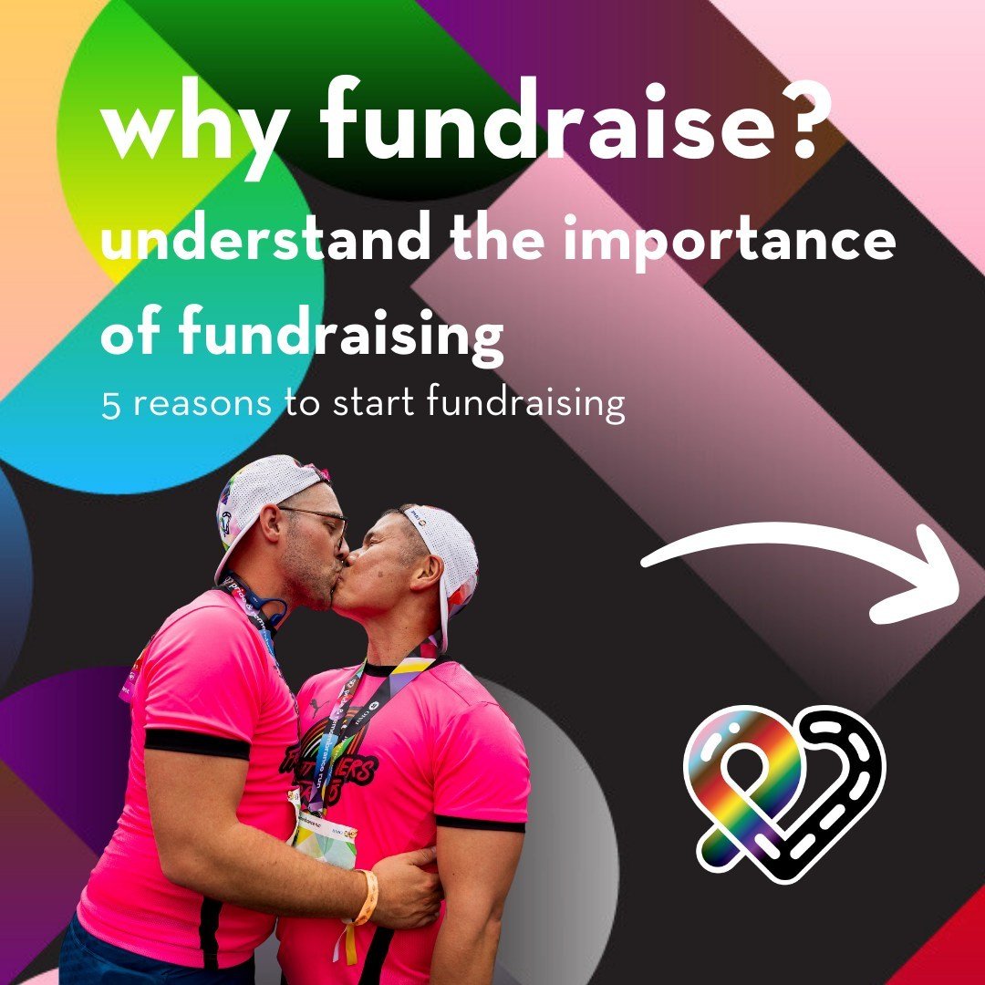 🌈 Ready to make a difference after registering for the race? 🏃&zwj;♂️ Tag your friends to show why fundraising matters:

Support for 2SLGBTQ+ Community: Your fundraising efforts directly aid organizations providing vital services like healthcare, l