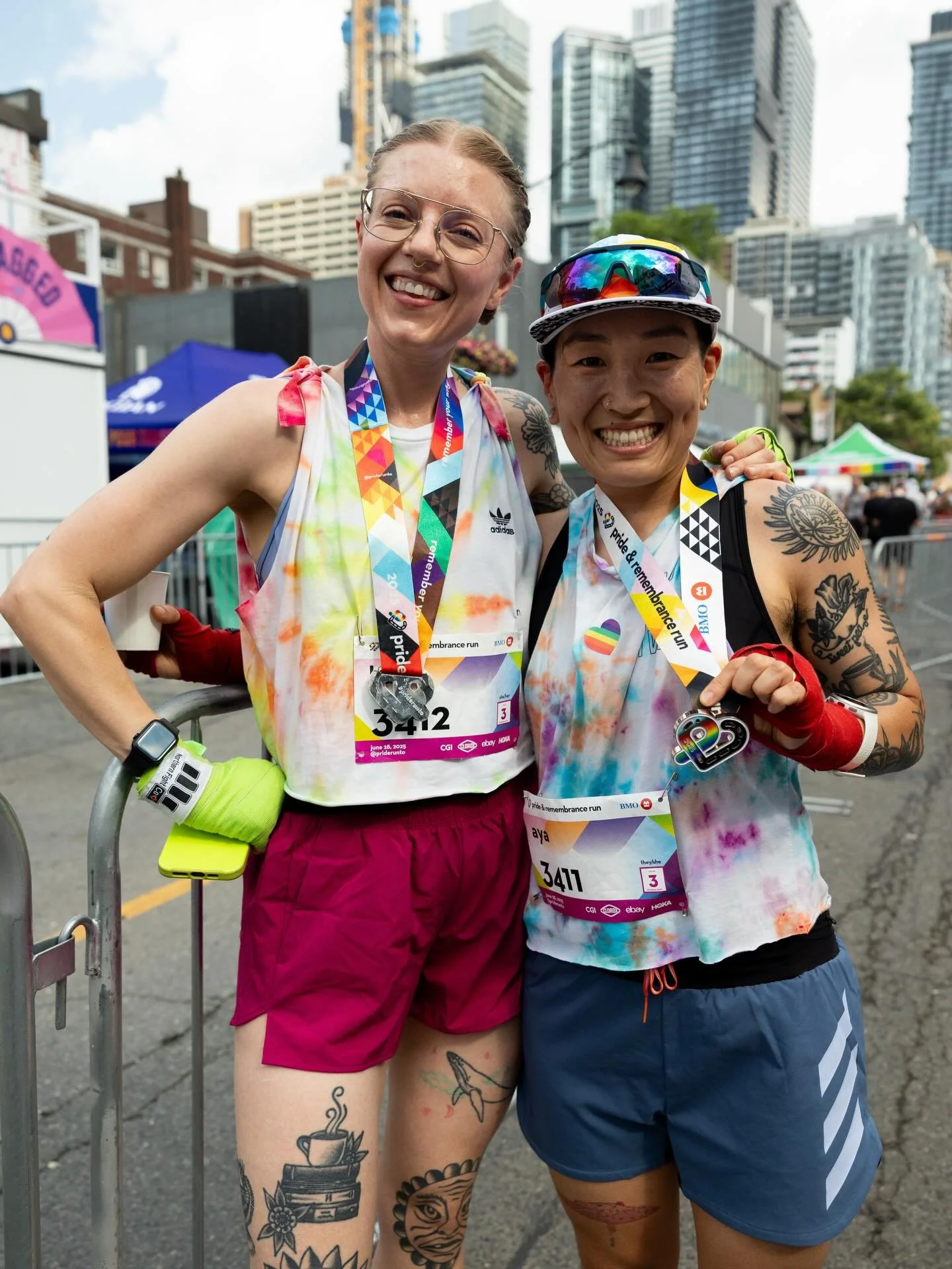 as we close out the year, here&rsquo;s some beautiful memories from our unforgettable 2025 race🏃&zwj;♂️🏳️&zwj;🌈

we can&rsquo;t wait to see even more of you in 2026 ✨

#TorontoPride #Toronto #fyp #runningcommunity #priderun