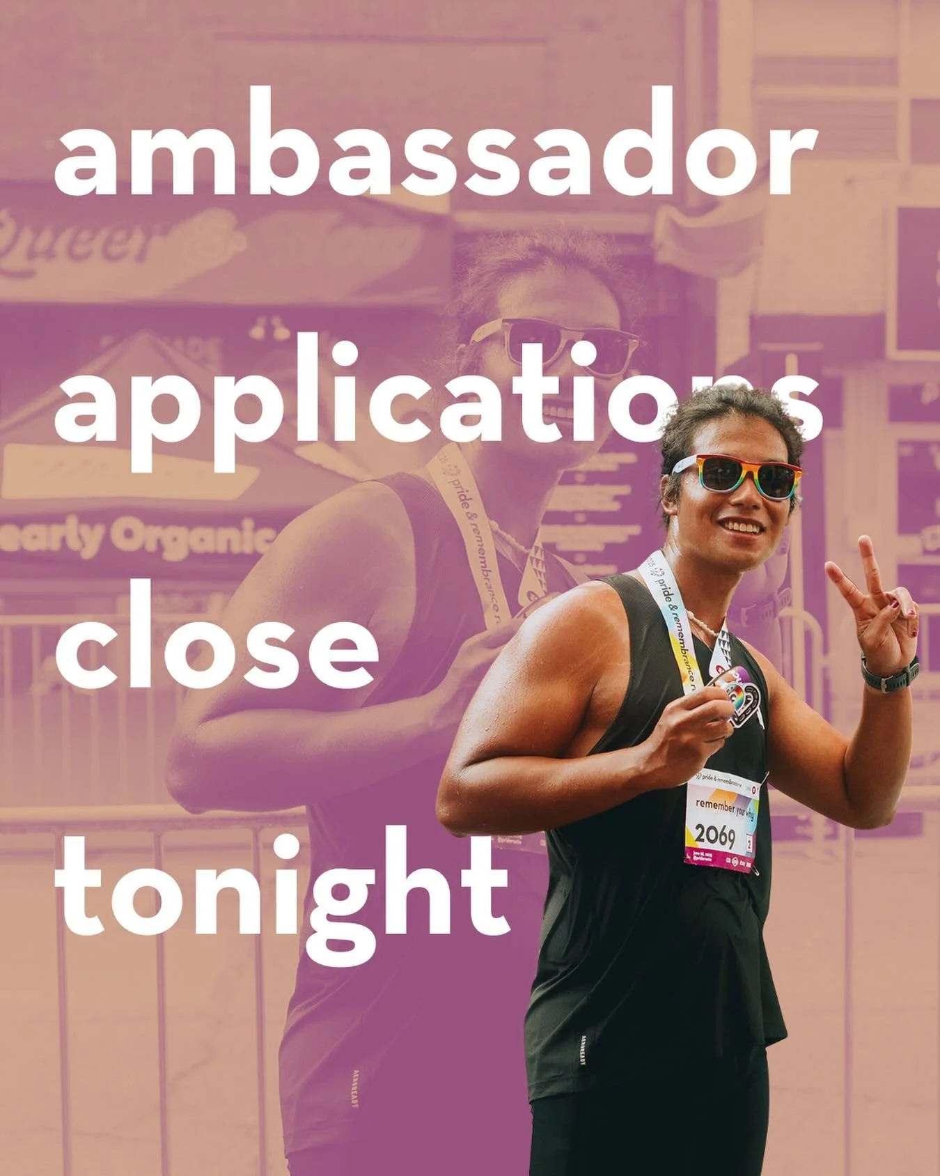 this is your last chance to join our 2026 ambassador squad🌈

if you want to be more involved and experience the run closely as you connect with our community, this is for you

send us your applications via link in our bio or by visiting our website 