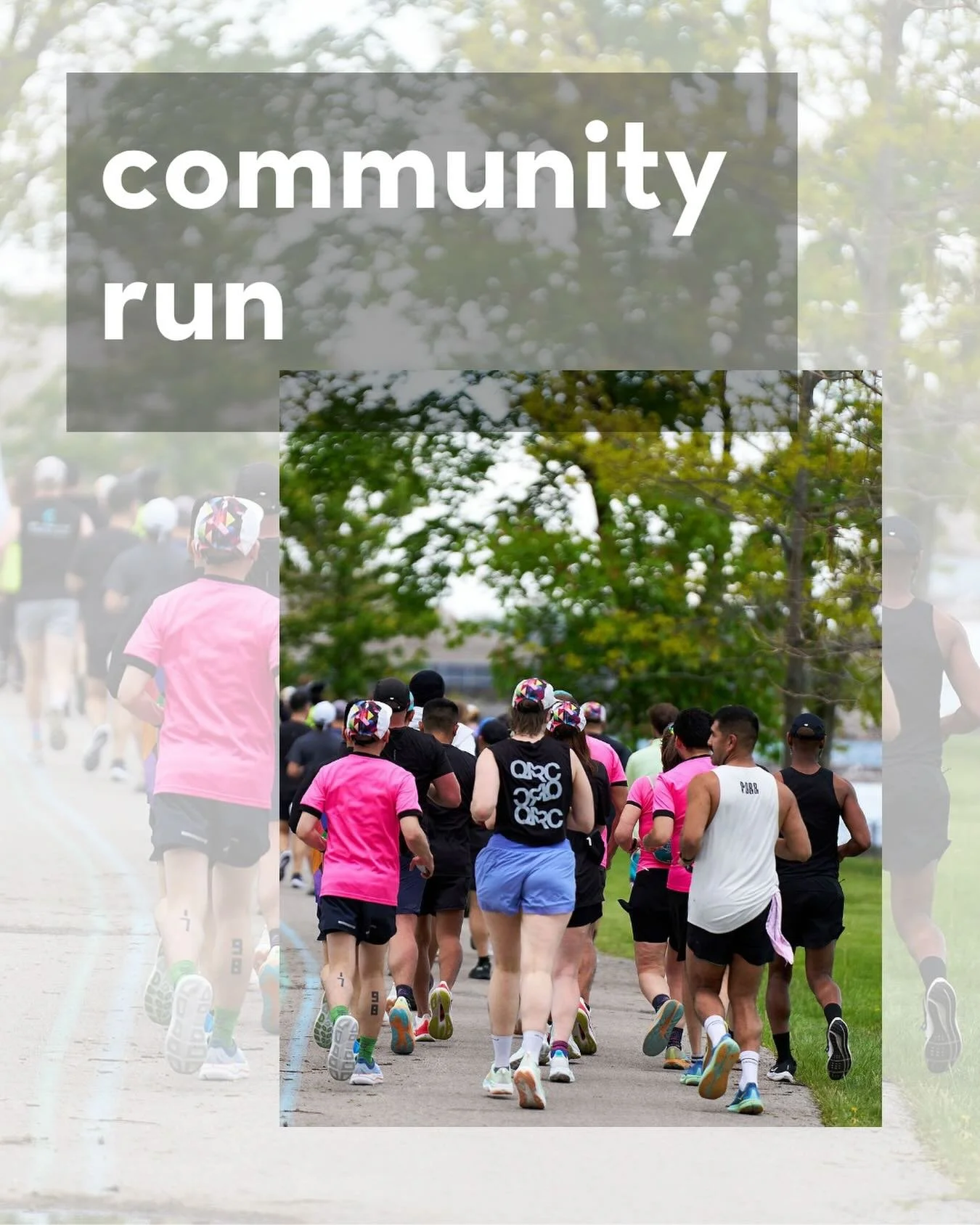 hey runners, walkers, spectators

before the big day, we&rsquo;re taking it to the streets for a casual community run. no bib, no pressure, no pace&mdash;just toronto&rsquo;s queer running community doing what it does best 💚

show up, find your peop
