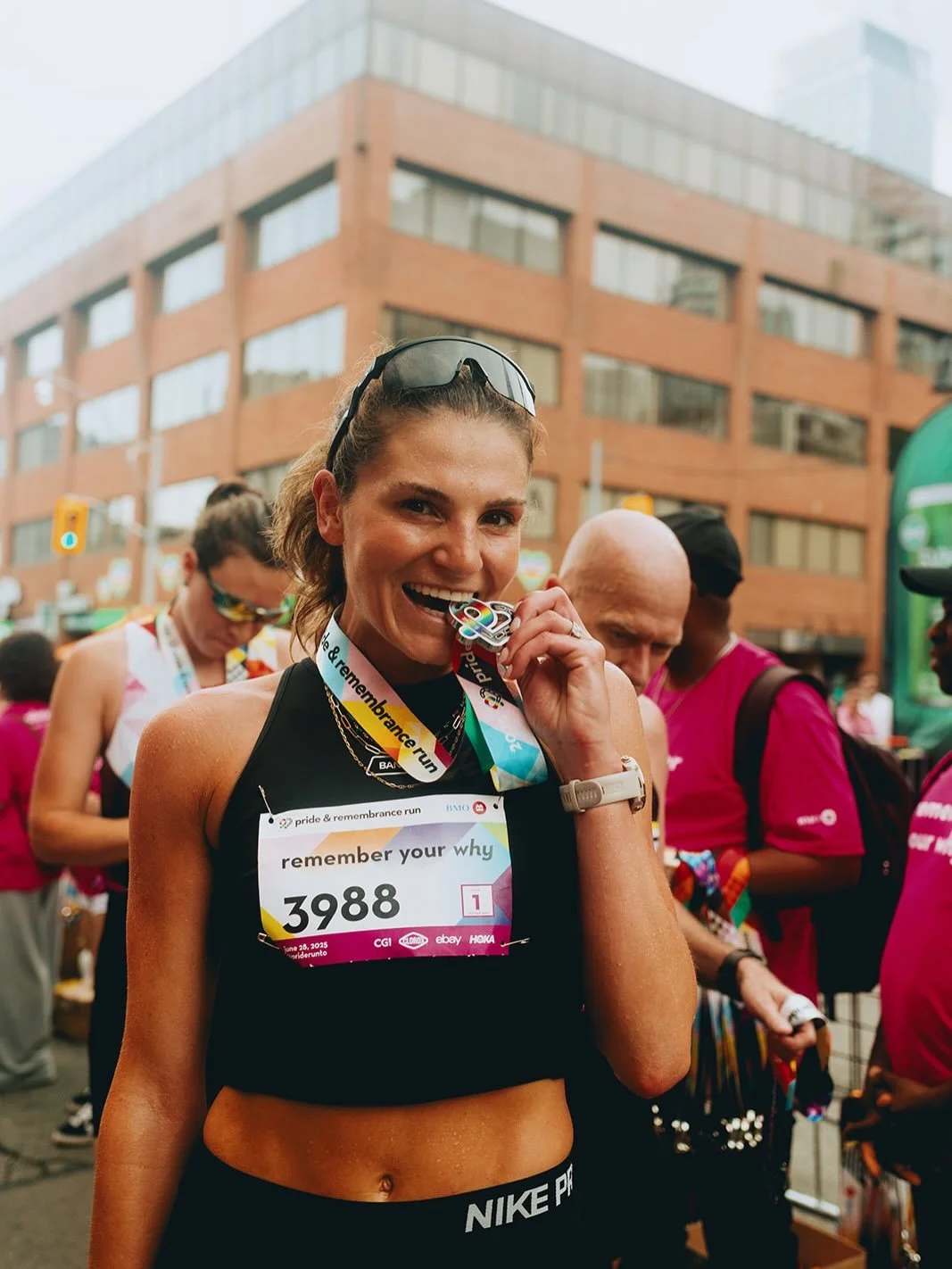 post race snacks hits different 😋

#runitforward
