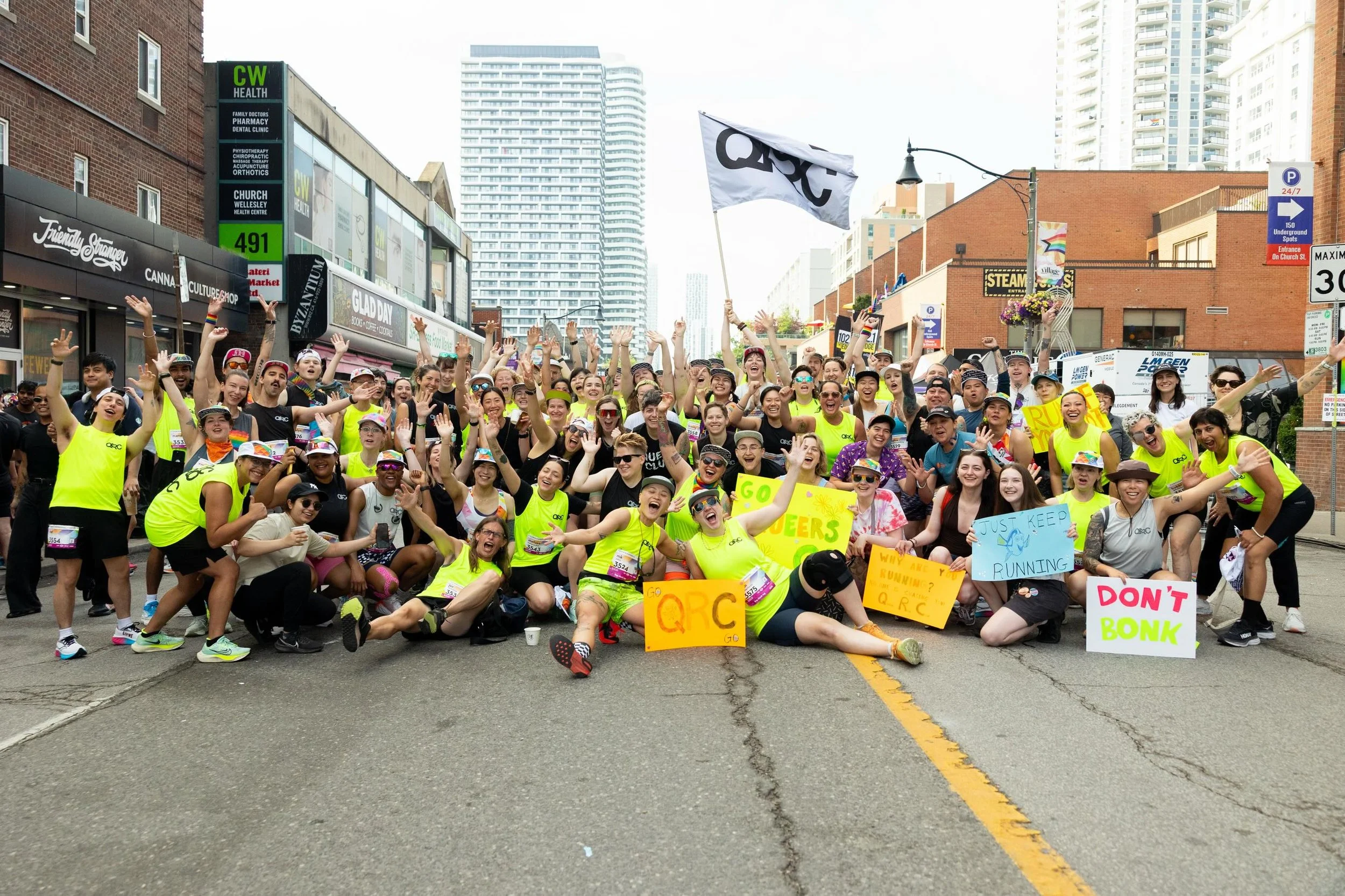 looking back at the incredible impact of the 2025 pride &amp; remembrance run 🌈✨

a huge shoutout to @queerrunclub for being our second place run crew fundraising team of 2025, raising an amazing $24,596 for our beneficiaries 💚👏

meeting every sat