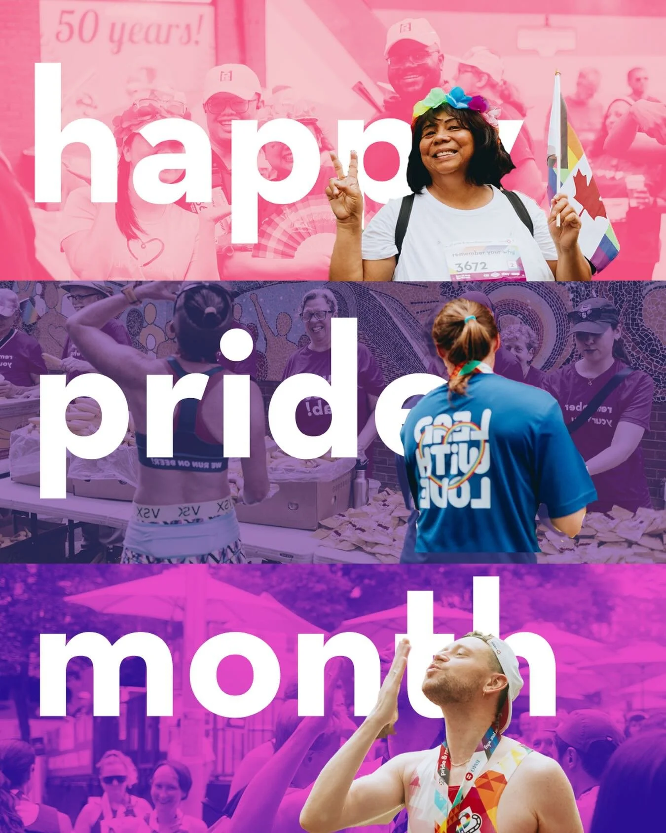 happy pride month 🌈✨

for 30 years, the pride &amp; remembrance run has brought our community together to celebrate, remember, honour, and move forward together ❤️🏃

this month, we celebrate the strength, resilience, joy, and diversity of 2slgbtqia