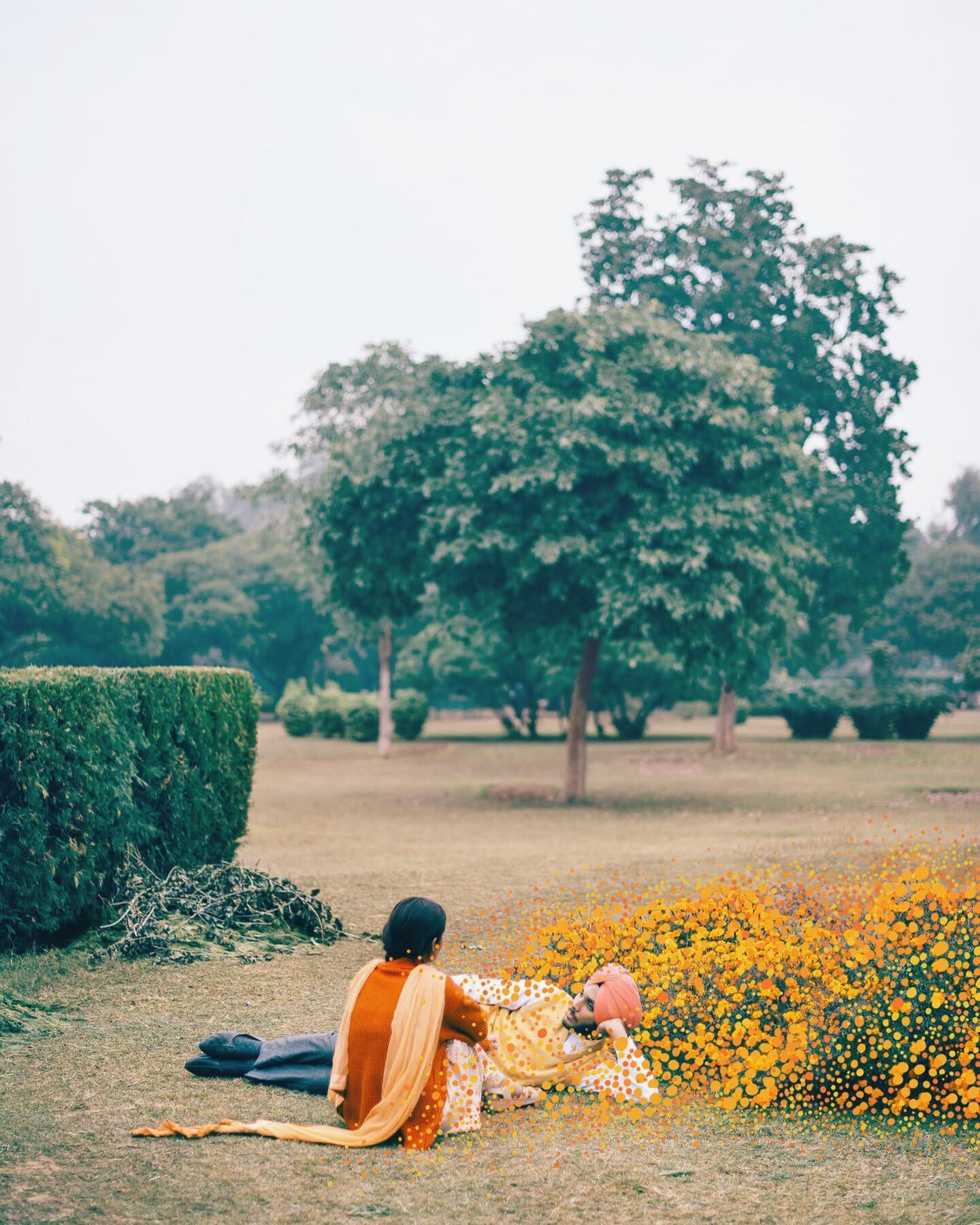 Our latest photo essay on the Monsoon Malabar Journal features a selection of painted photographs by @farheenay from her new series, 'Meet me in the garden&rsquo;. Inspired by her own family albums and scenes from everyday life, Farheen staged these 