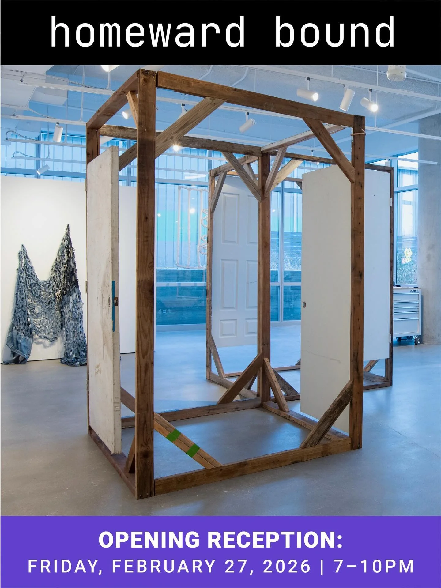 Opening tomorrow, February 27, 7-10 PM, 𝙃𝙤𝙢𝙚𝙬𝙖𝙧𝙙 𝘽𝙤𝙪𝙣𝙙, a group exhibition featuring Josue Bessiake (@josuebessiake), Esther Marie Hall (@esther___rehtse), and B&aacute;rbara Mi&ntilde;arro (@barbaraminarro), each exploring the layered a