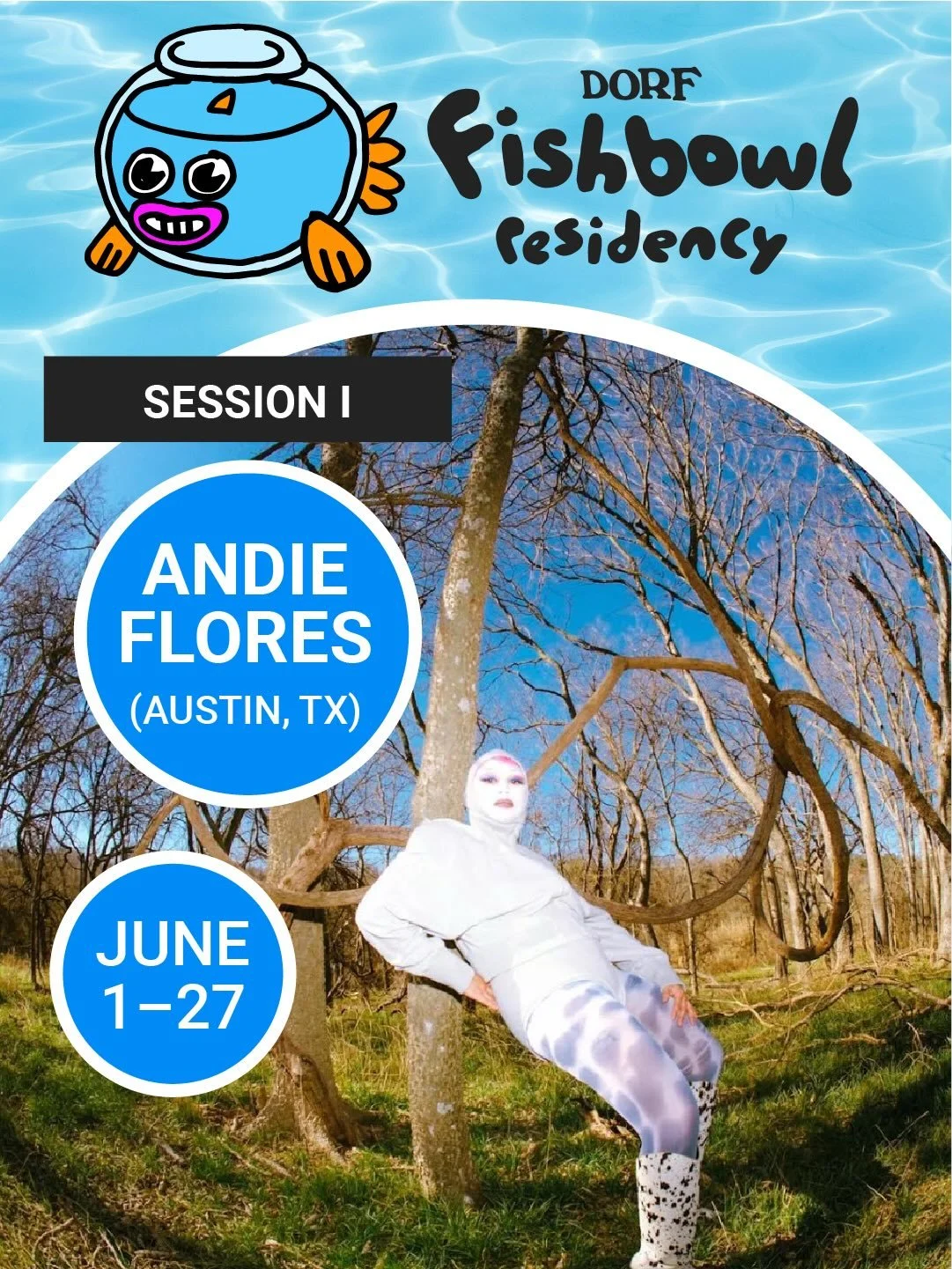 DORF presents: 𝘼𝙣𝙙𝙞𝙚 𝙁𝙡𝙤𝙧𝙚𝙨 | 𝙁𝙞𝙨𝙝𝙗𝙤𝙬𝙡 𝙍𝙚𝙨𝙞𝙙𝙚𝙣𝙘𝙮 Session I, June 1-27, 2026 &mdash; our inaugural summer residency that turns the gallery into a visible, working studio and public site of creative experimentation.

Fresh o