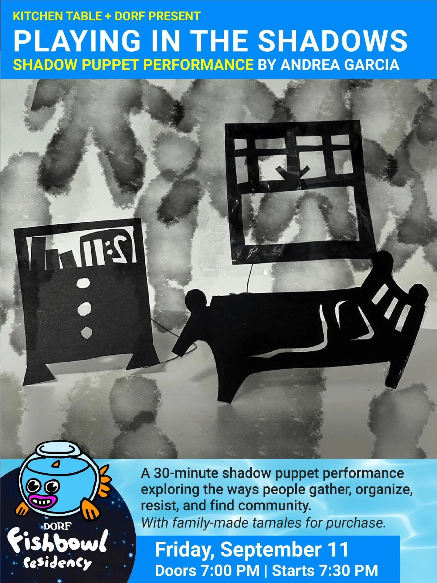 🍄&zwj;🟫 ✨ THIS FRIDAY 7:00PM ✨ 🍄&zwj;🟫

Join us DORF&rsquo;s first ever SHADOW PUPPET PERFORMANCE by Kitchen Table&rsquo;s own Andrea Garcia  @anfgrf 

🎭 Playing in the Shadows: Shadow Puppet Performance with Andrea Garcia

🎟️ TICKETED (sliding