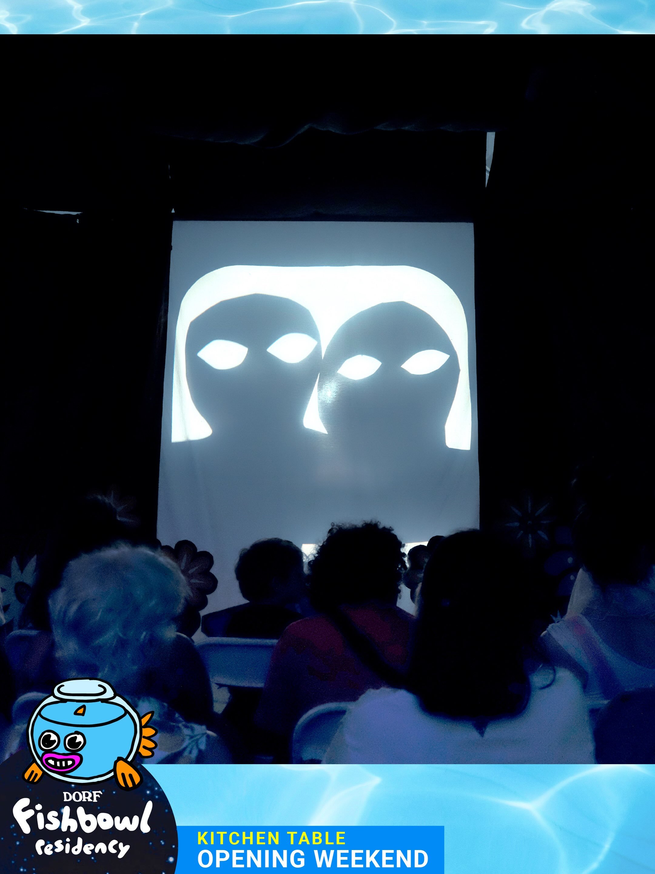 For opening weekend of the final Fishbowl Residency of 2026, mycelium-based collective
Kitchen Table (@kitchentable.puppetspress) brought puppetry, printmaking, performance, and radical collaboration to DORF!

On Friday night, Sept. 11, Kitchen Table