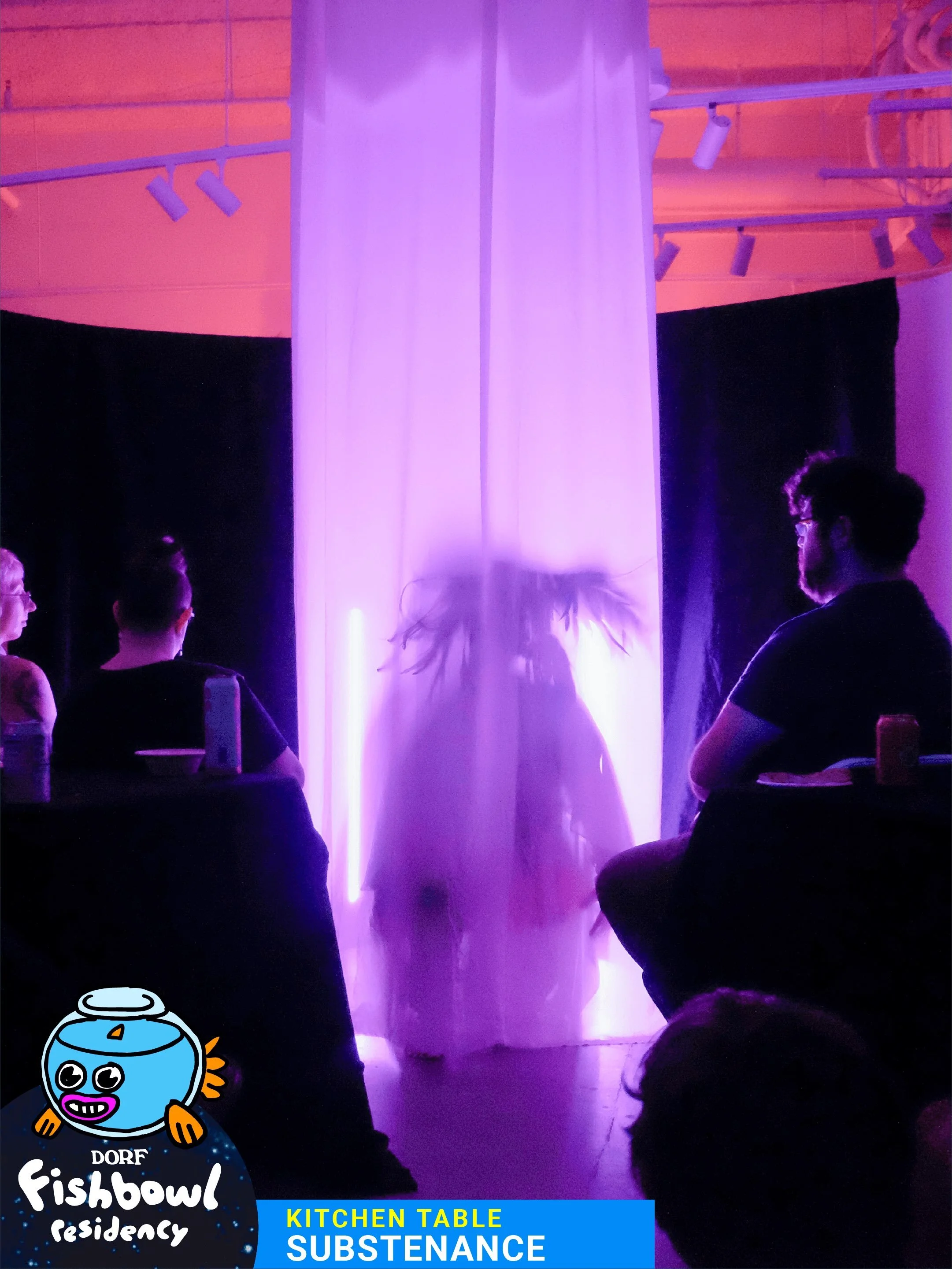 Thank you to everyone who came to the 2026 Fishbowl Residency finale for Kitchen Table&rsquo;s (@kitchentable.puppetspress) Sustenance, a potluck and an immersive, interactive ritual featuring large puppets, song, dance, and collaborative performance