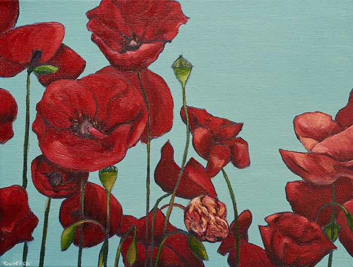   Red Poppies  
