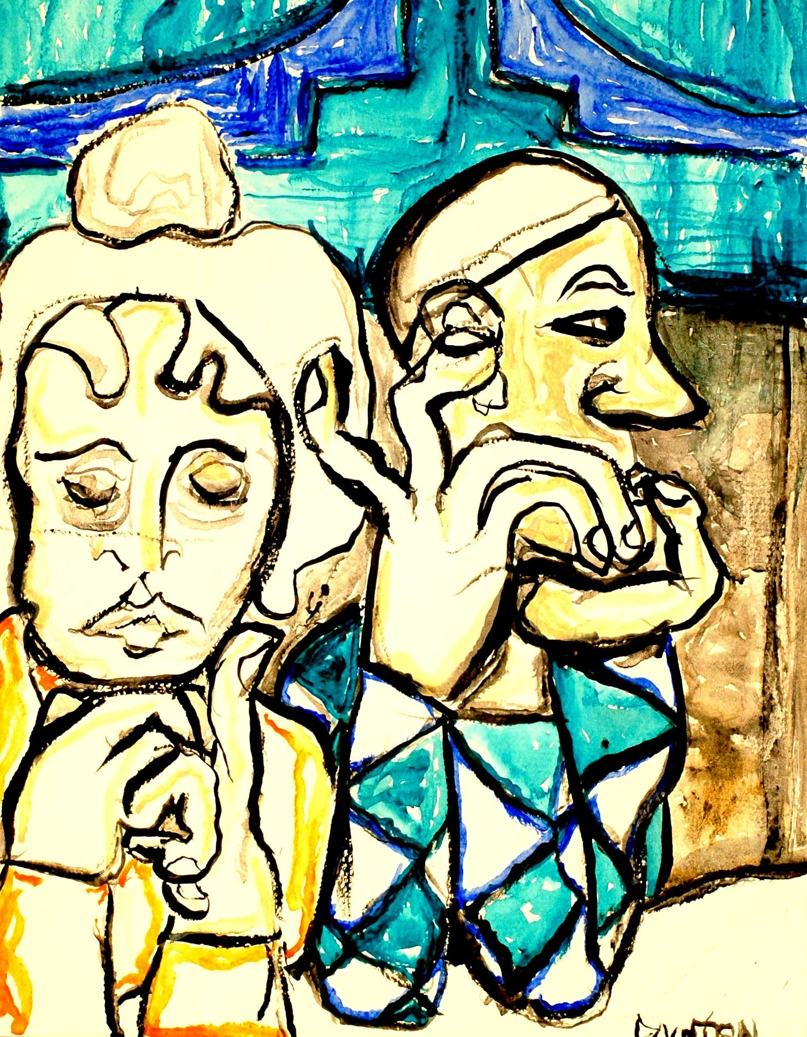   Couple at a Bar  