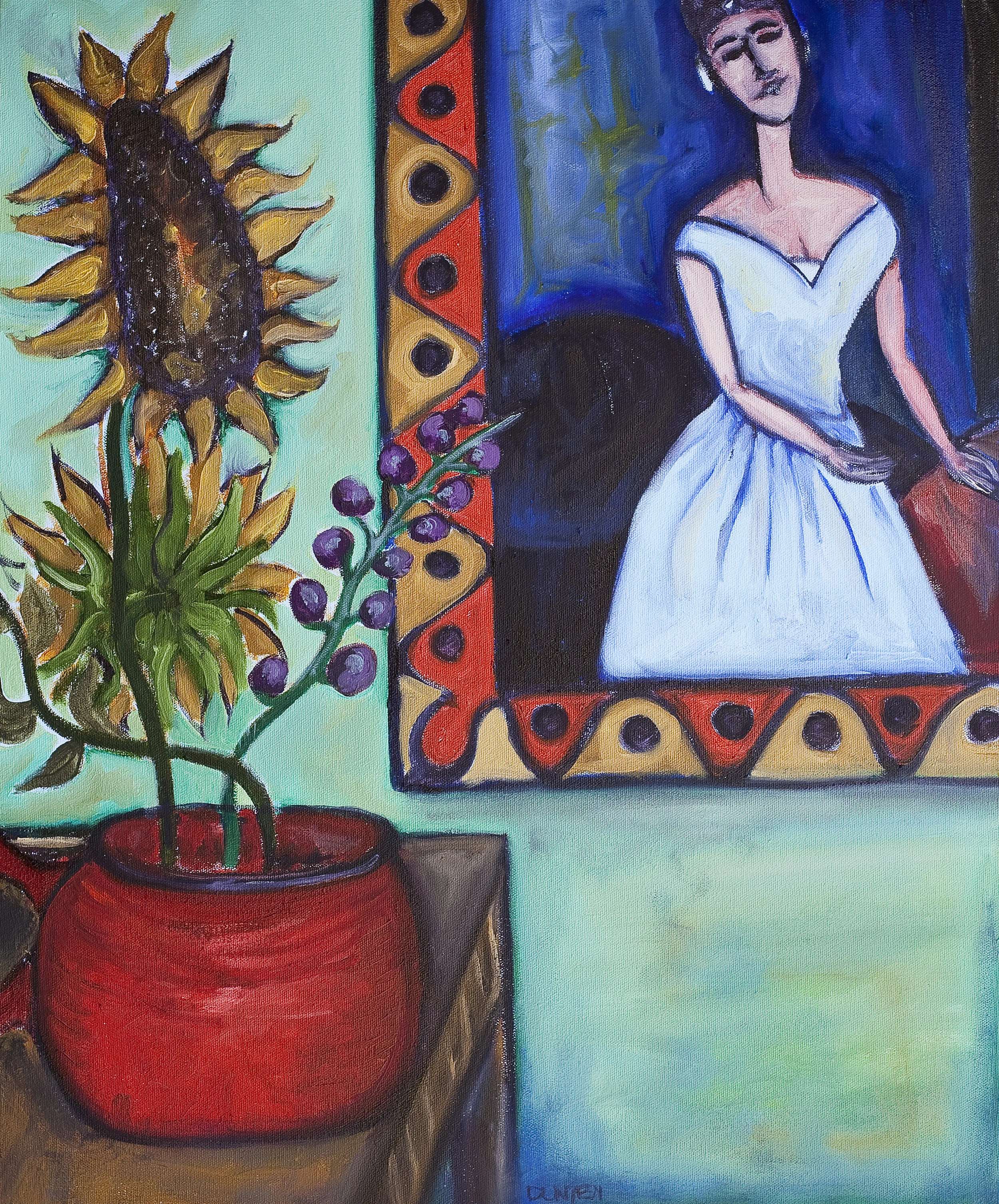   Sunflower and Frame  