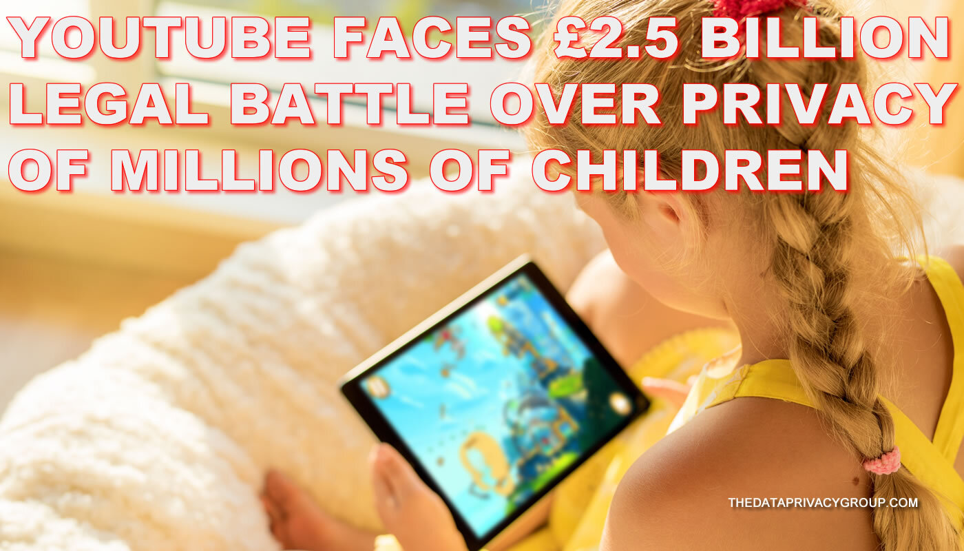 YouTube is accused of selling the data of children using their service to advertisers in contravention of EU and UK law