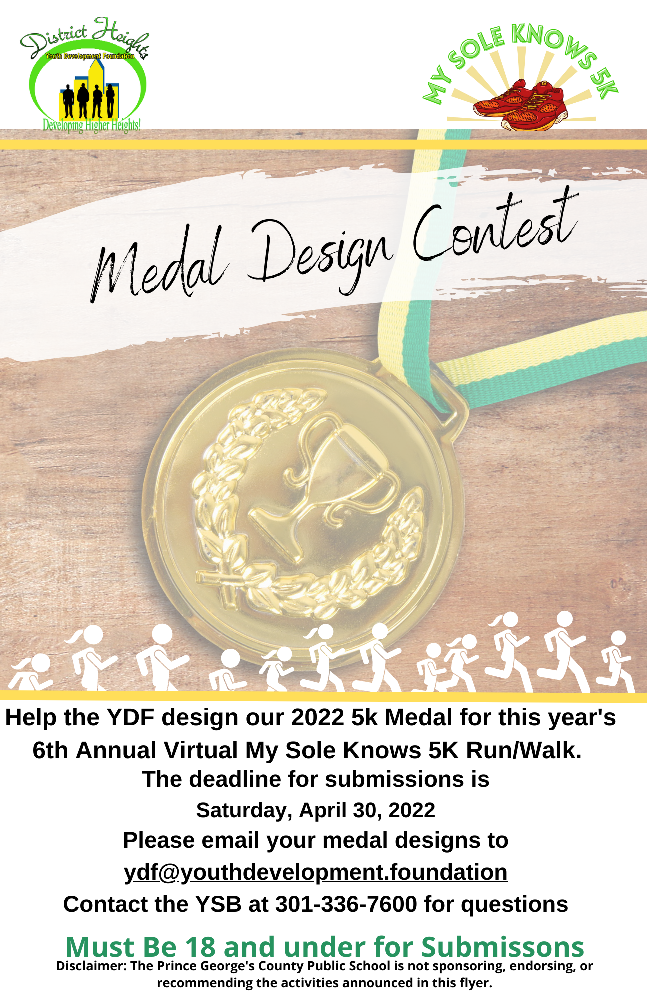 My Sole Knows 5K Medal Design Contest