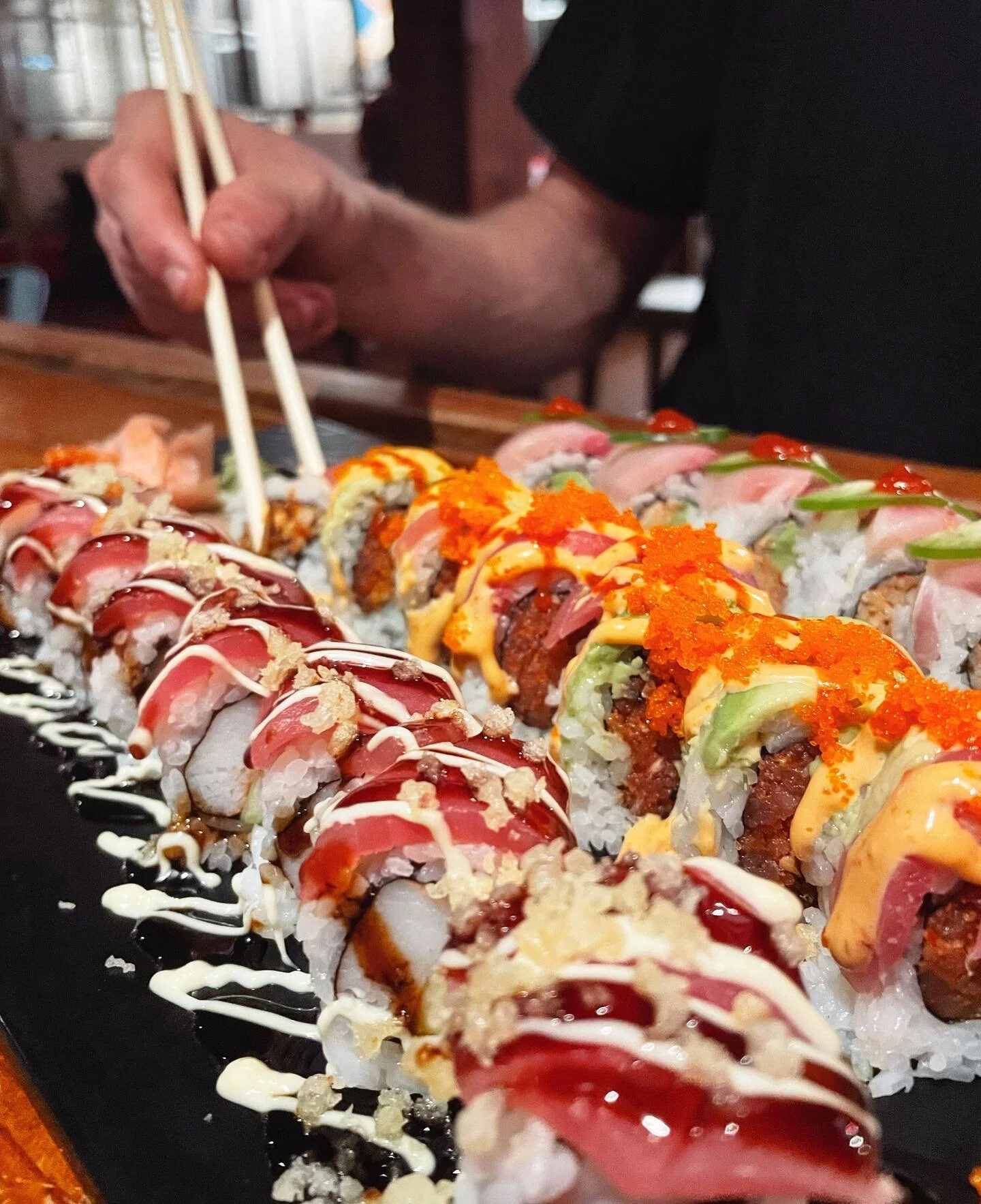 Craving Sushi? How about NOW? 😮&zwj;💨

Acme Sushi Bar is open! Stop by our second floor and order something special from our Sushi Chef Nick. What&rsquo;s your favorite sushi roll?? 👀

&mdash;&mdash;&mdash;
#nashville #nashvillefood #nashvillefood