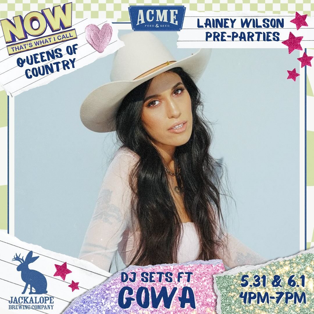 Y&rsquo;all better have your best bell bottoms ready 💕 Join us for two nights of @laineywilson rooftop pre-parties featuring DJ @gowagram ✨

We&rsquo;ll have themed cocktails starting at 4pm and a @jackalopebrew bucket special 🍻

This event is FREE