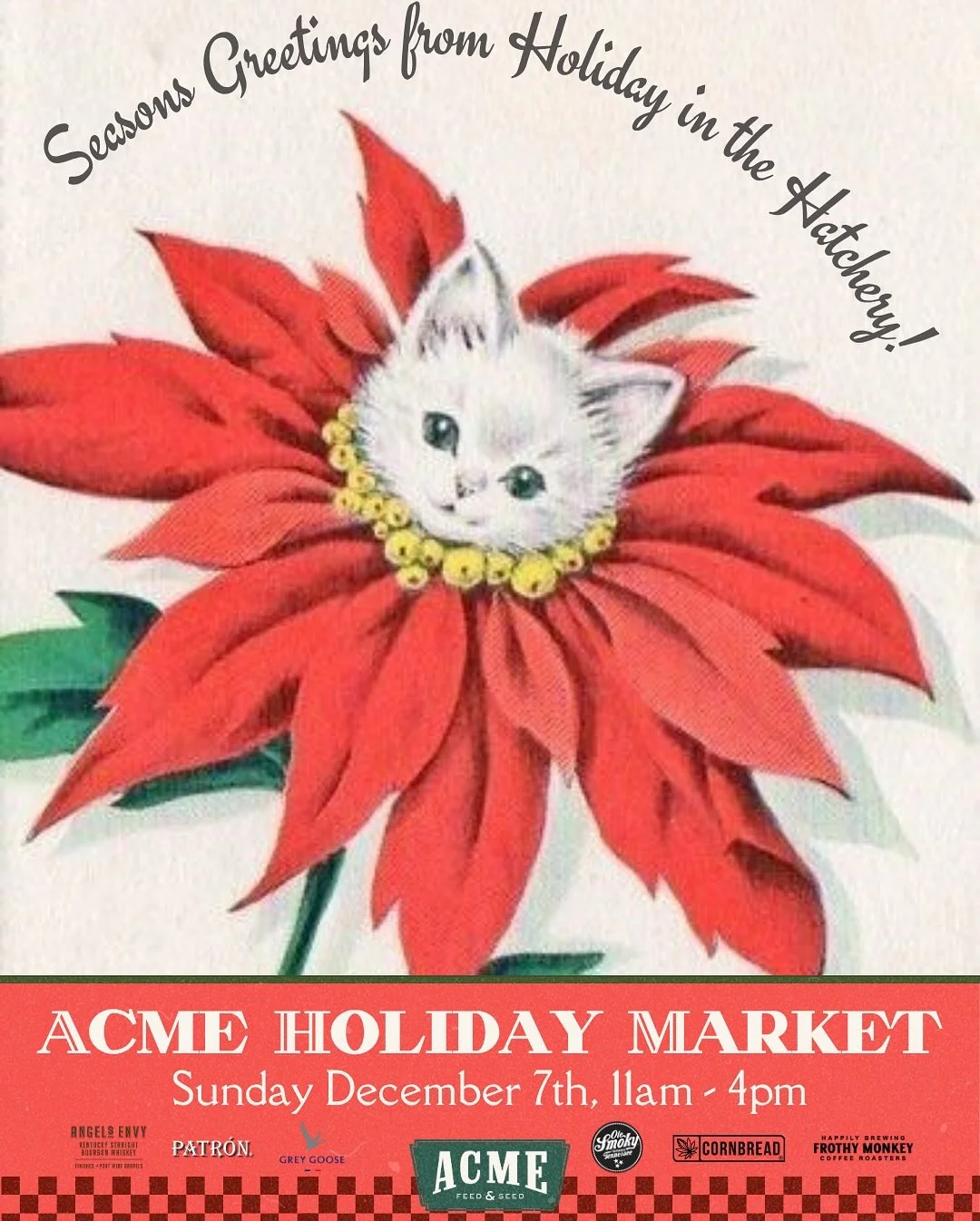 The countdown to Christmas is on‼️ Shop small this year at our Holiday Market on Sunday, December 7th! Swipe thru to check out some of our vendors 👉

Free admission! Enjoy 2 hour, $10 parking in the lot behind us from 10:30am-3:30pm courtesy of our 