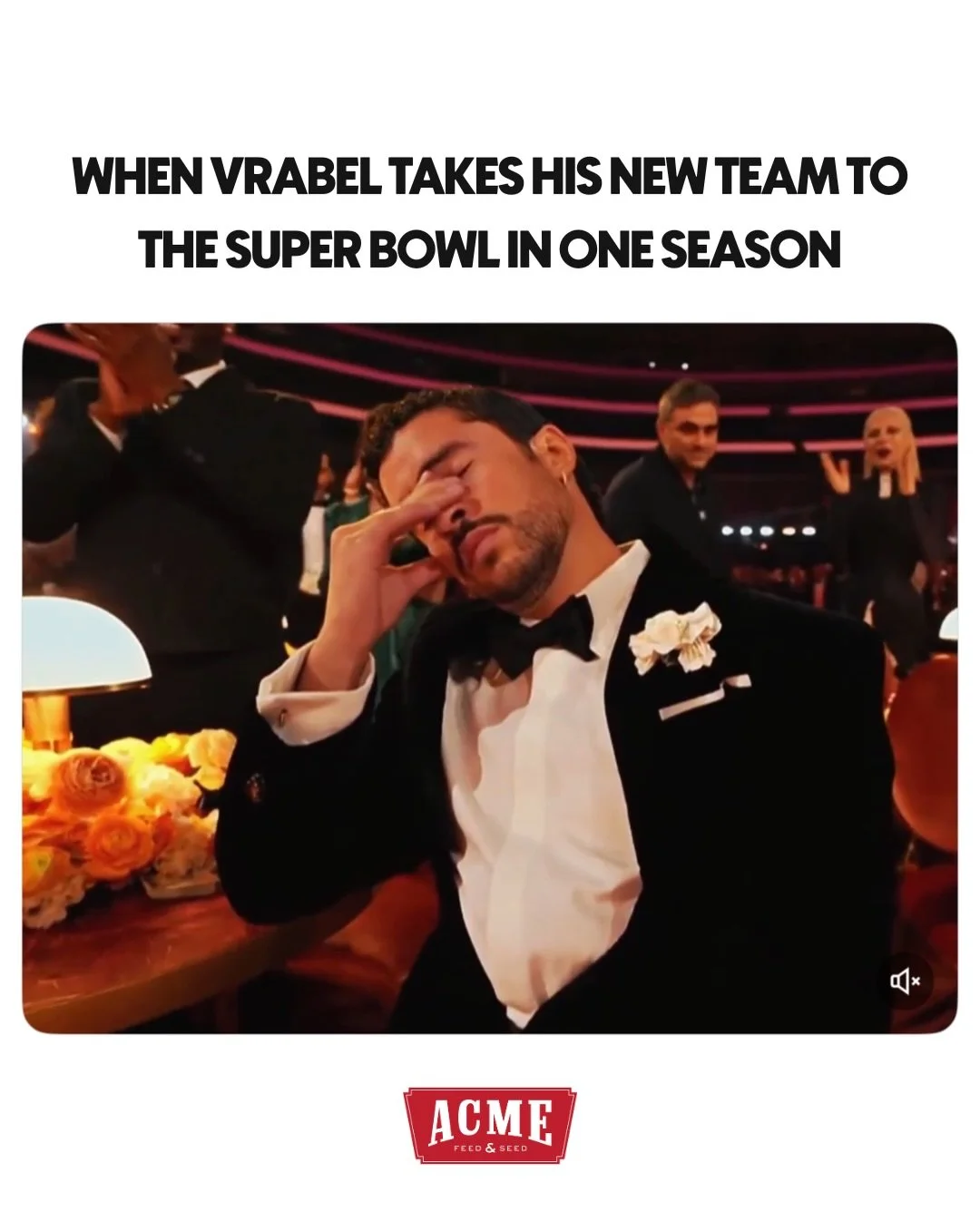 All are welcome at Acme for Super Bowl LX‼️ Enjoy $1 wings and drink specials while watching the big game! 

Cast your vote for the winner before halftime and be entered to win a $50 Acme gift card! 

RSVP for free at the link in bio 👉

P.s. We&rsqu