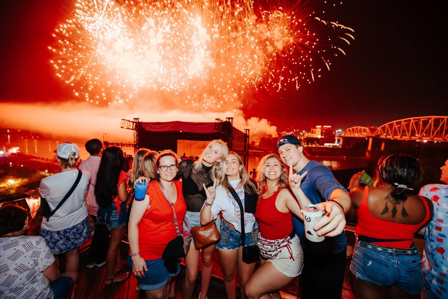Tickets are going quick for our VIP 4th of July rooftop party‼️ Only a few tables remain - grab them at the link in our bio 👉 

Presented by @wrangler 

Photos by Eloise Porter. 

#nashville #4thorjuly #fireworks #rooftop #broadwaynashville
