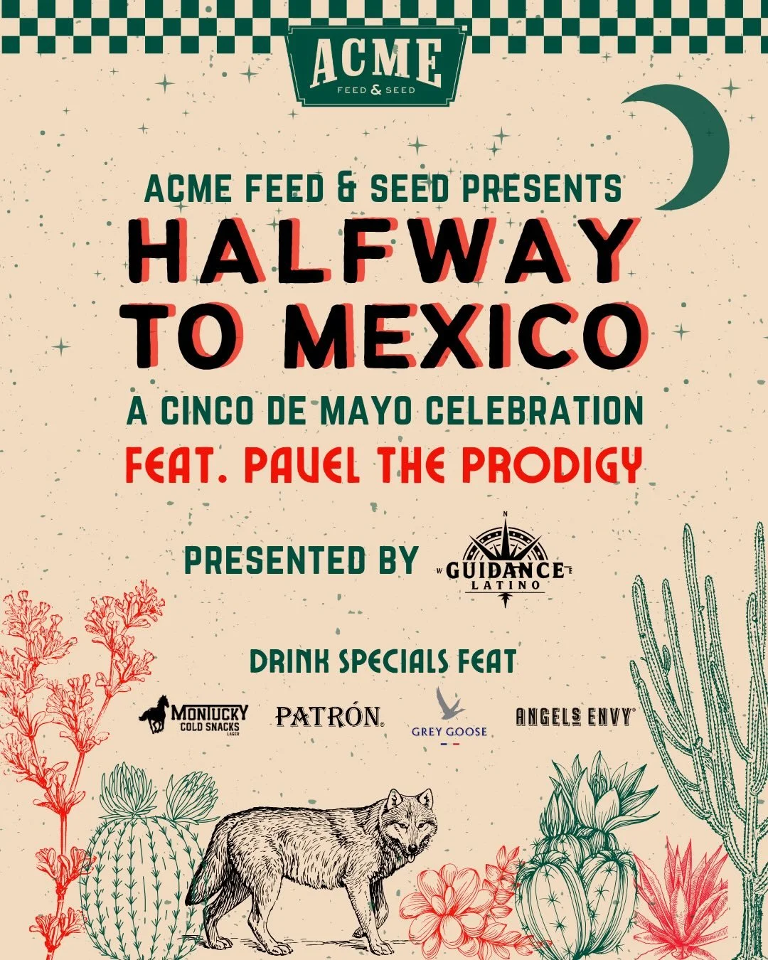 Can&rsquo;t make it to Mexico? Meet us halfway, right here in Nashville, Tennessee! We&rsquo;ll be sippin&rsquo; on margs and dancin&rsquo; all night long!

We&rsquo;ll have a special performance from @paveltheprodigy at 5pm on our first floor stage!