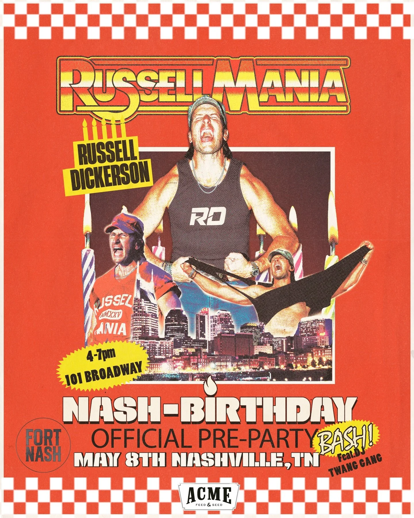 @russelldickerson is playing @ascendamp on May 8th and we&rsquo;re hosting the official fan pre-party on our rooftop!

Enjoy Russell Dickerson themed cocktails, DJ Twang Gang, RussellMania decor, and merch giveaways! 

So stop by at 101 Broadway, and