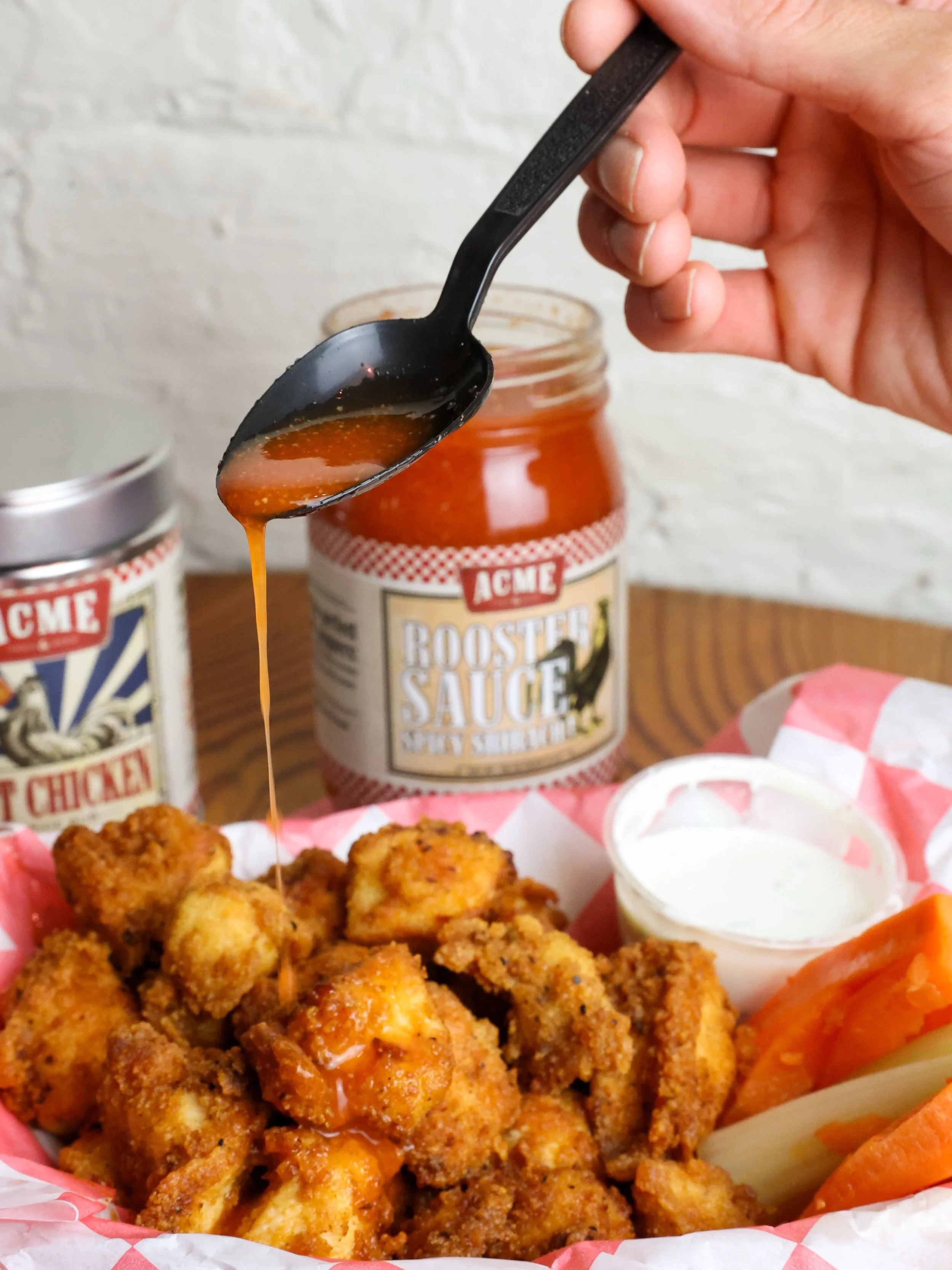 Don&rsquo;t just &ldquo;wing&rdquo; your next meal! Our Rooster Sauce is the perfect blend of three hot peppers: Habanero, Tabasco, and the Sriracha pepper 🌶️ 

Our Southern Sriracha goes with just about any dish that needs a kick! Order your now at