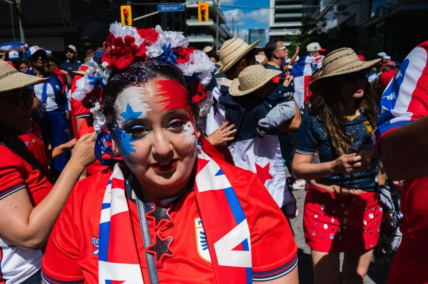 A little bit of FIFA here in Toronto on Tuesday. 
Panamanian Party Goer

#fifaworldcup 
#worldcup 
#teampanama 

A little bit of FIFA here in Toronto on Tuesday. 
Croatia is not impressed

#fifaworldcup 
#worldcup 
#teamcroatia