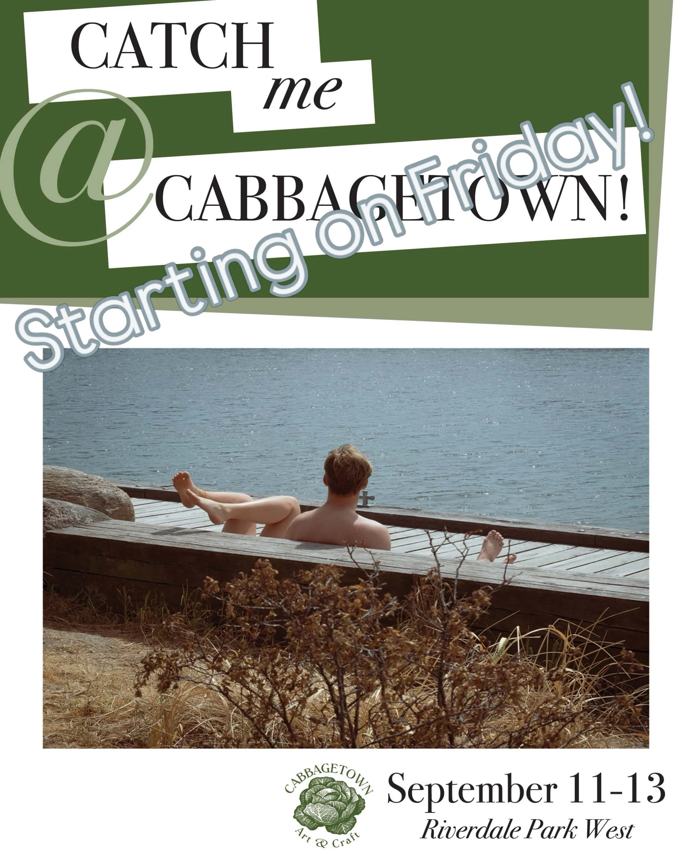 Stoked to be taking part in the Cabbagetown Arts and Craft Show for a second year.  The weather forecast looks great for this weekend.  Come on by!