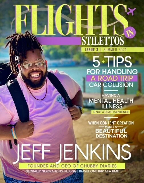 FlightsInStilettos®️ Magazine July 2021  (Summer Issue) Cover Reveal - Jeff Jenkins, CEO of Chubby Diaries 