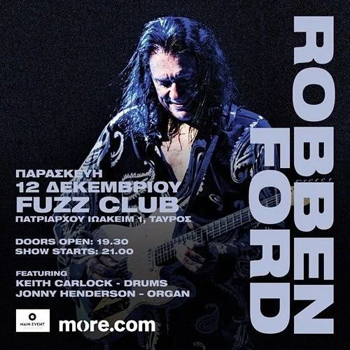 I am really looking forward to returning to Greece for a great concert at @fuzzlivemusicclub on December 12th 2025 - Get your tickets on my Tour page 😎

@keithcarlockofficial 🥁
@hendokeys 🎹