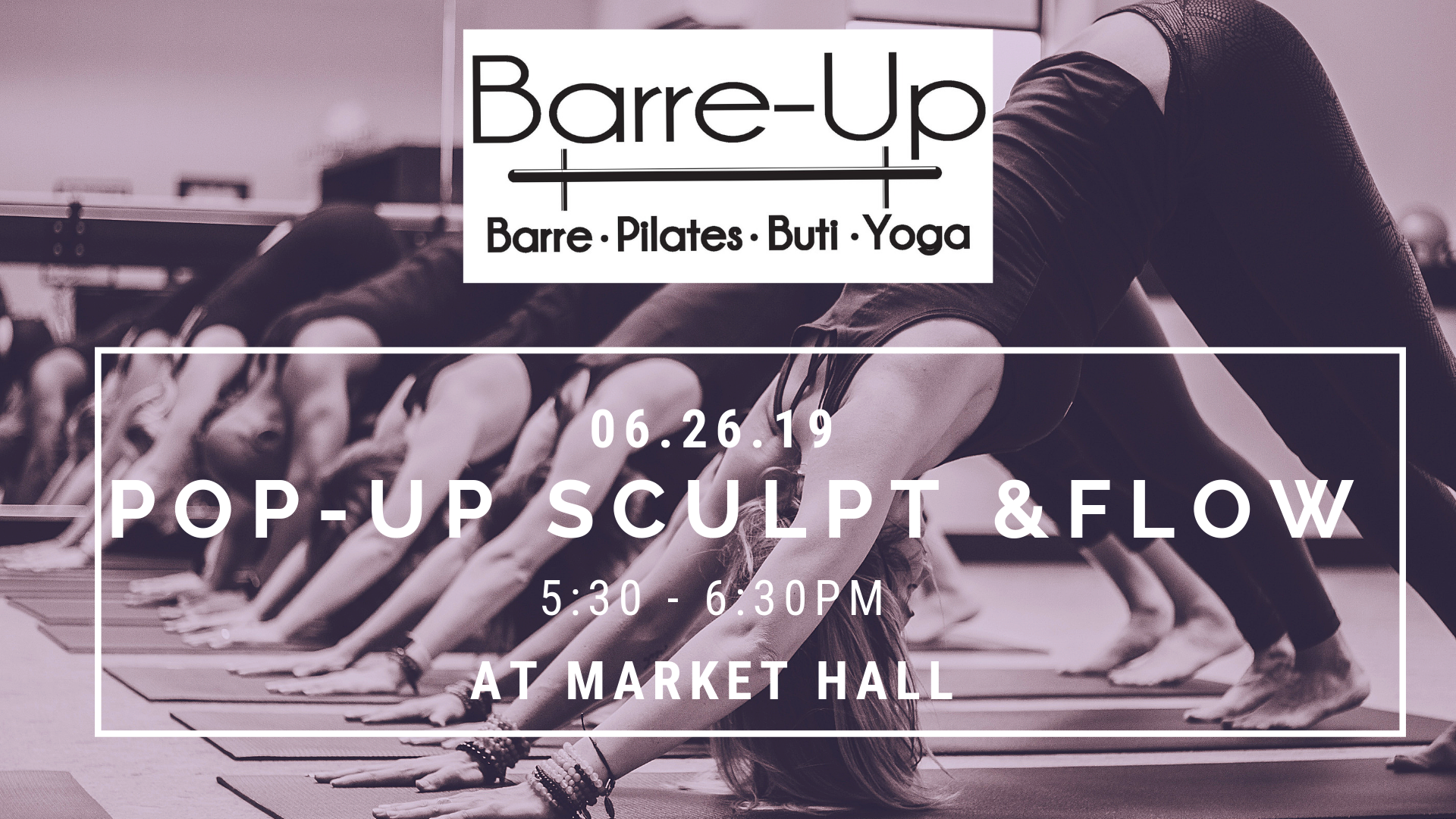 FREE FITNESS POP-UP WITH BARRE-UP