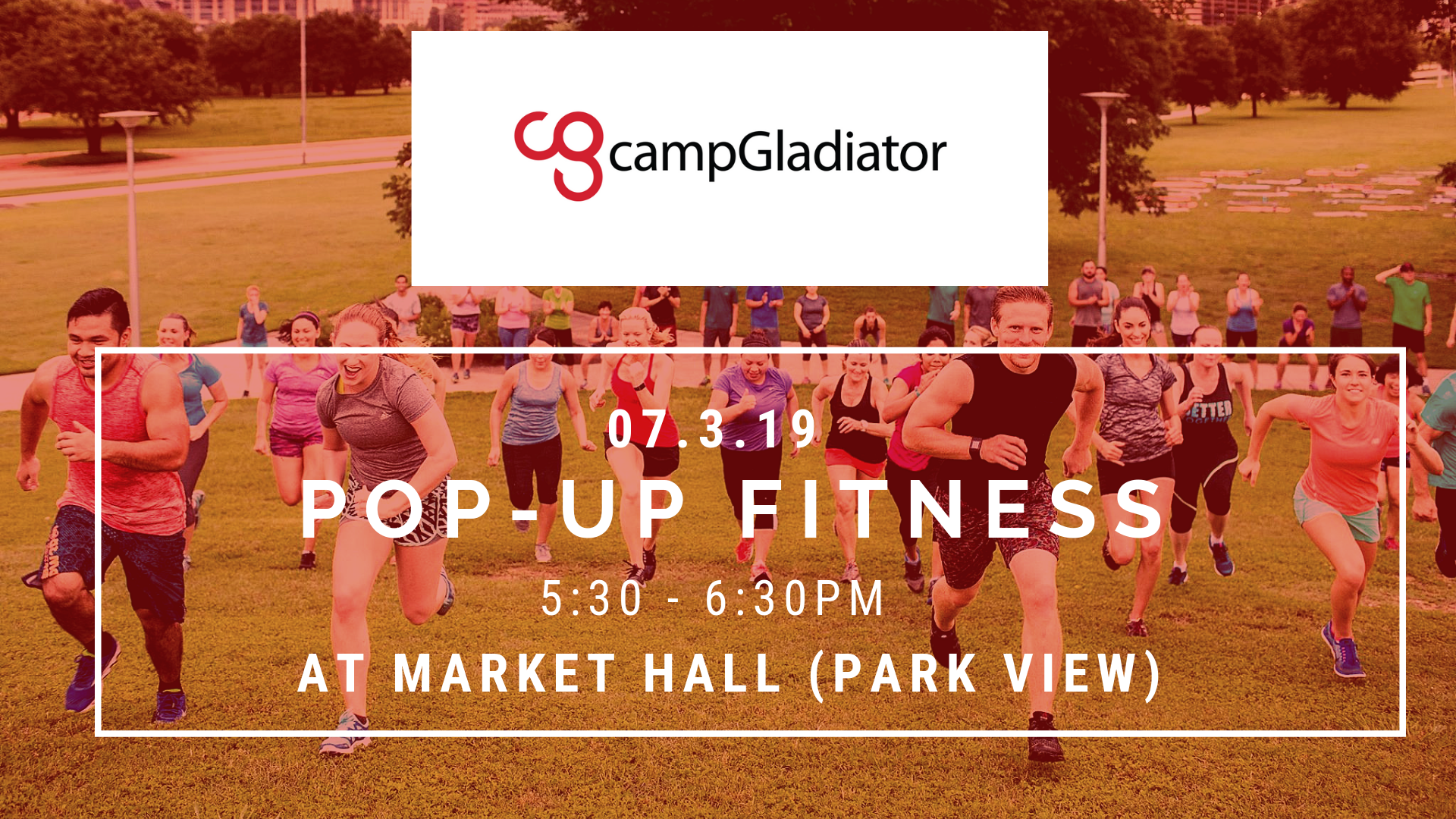 FREE POP-UP FITNESS CLASS WITH CAMP GLADIATOR