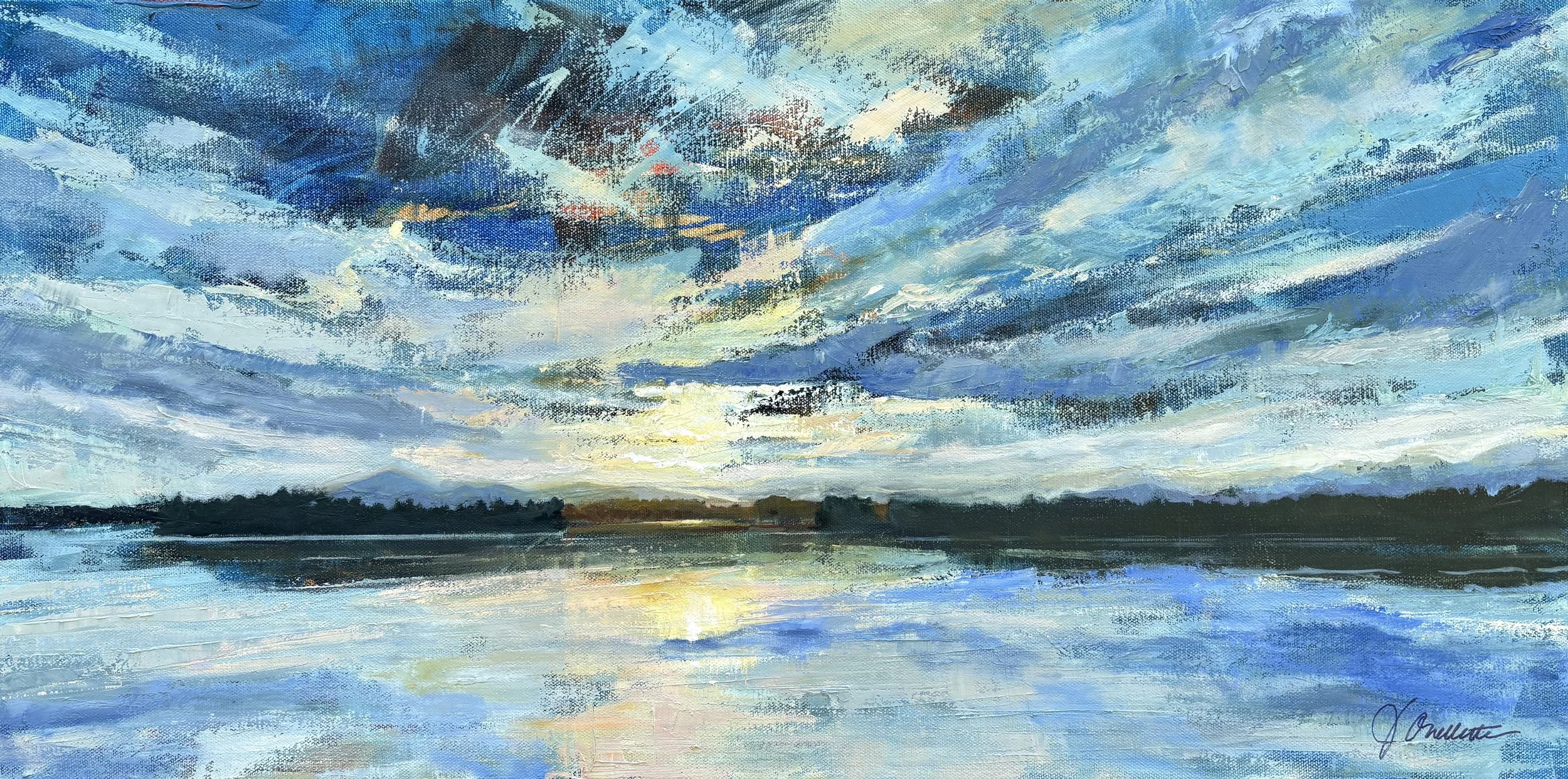 The Silver Hour on Kezar Lake