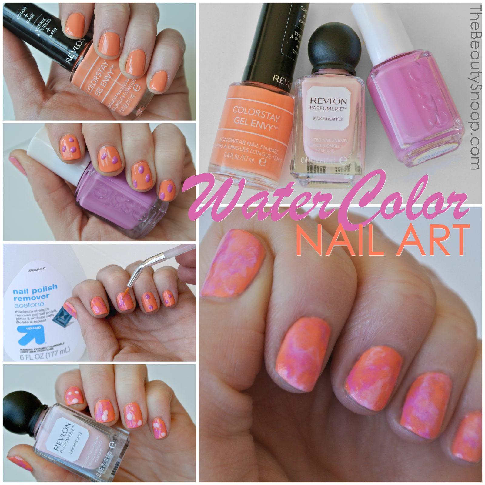WATERCOLOR NAIL ART 