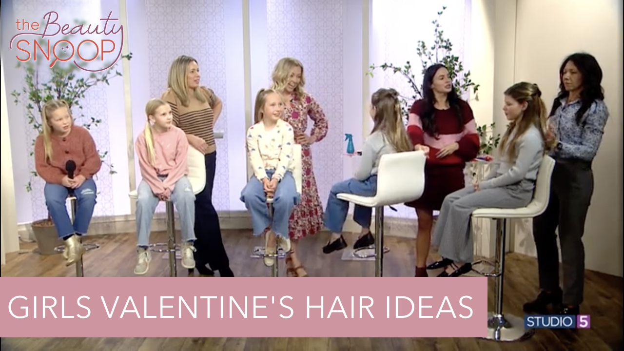 3 EASY GIRLS HAIRSTYLES FOR VALENTINE'S DAY
