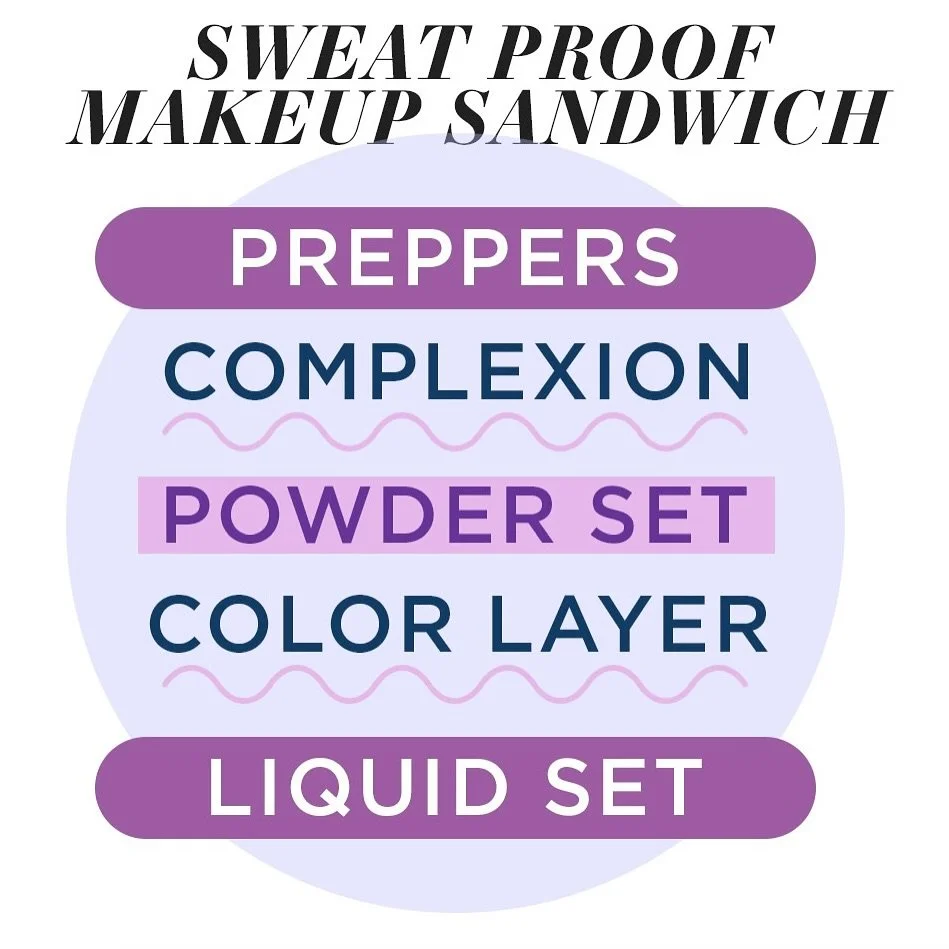 Needed a permanent place on the feed&hellip; my suggested layering order for sweat-proof makeup! 

To get the full video and products I love for this technique head to the link in my bio or thebeautysnoop.com