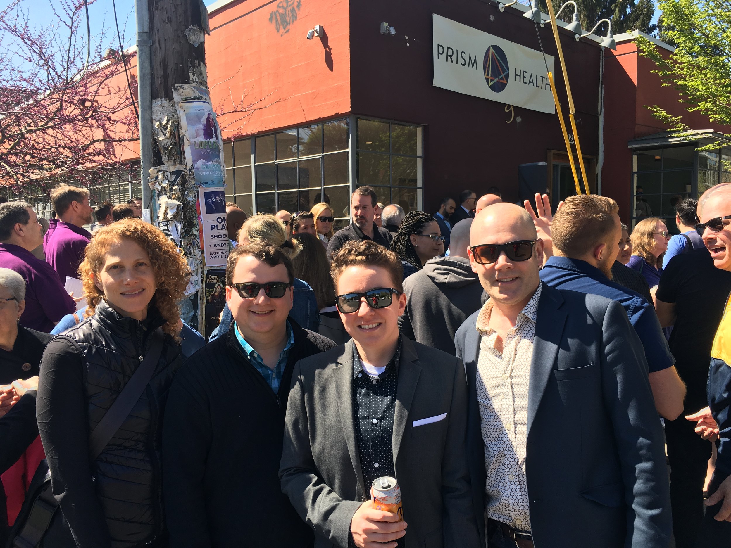 Dominek Architecture Team at the Prism Grand Opening // April 22, 2017