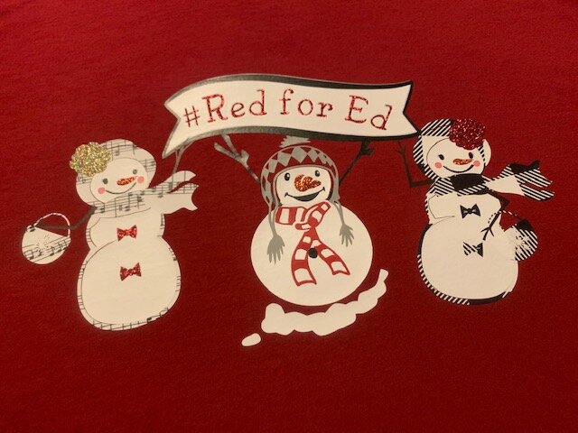 Red for Ed Snow Teachers