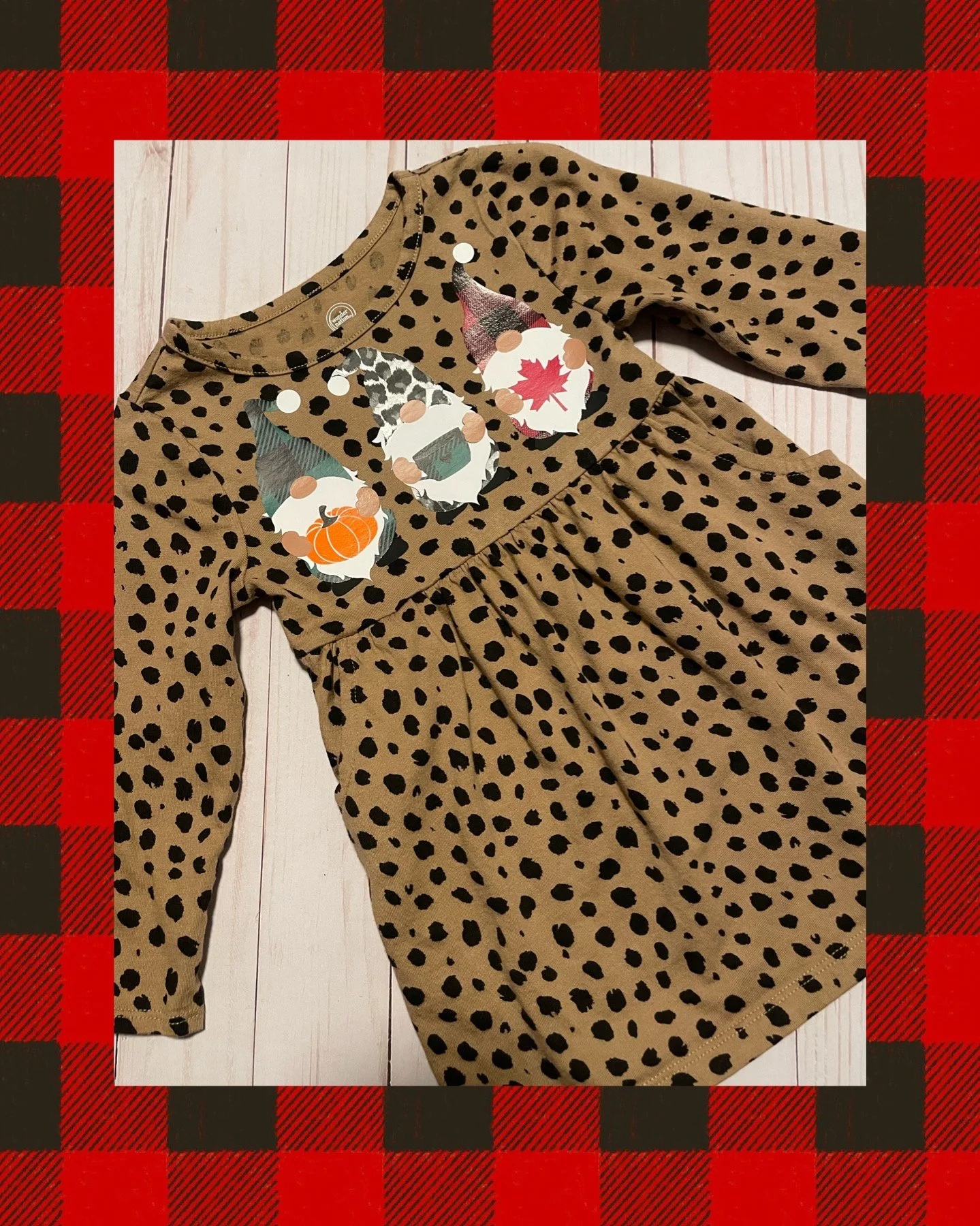 Leopard print Fall Gnomes