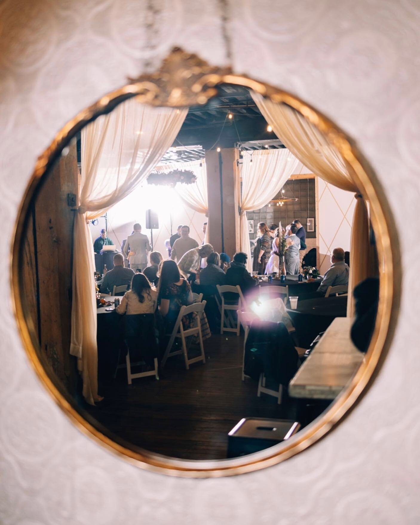 Picture yourself here. #vintagewedding #vintageballroom @jameslathropphotography