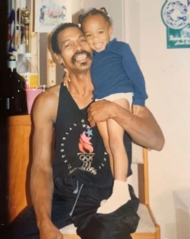 Me and my Father in our home in Georgia around the time of the 1996 Olympics. I was 3 years old in this picture. He was my best friend and first True Love.