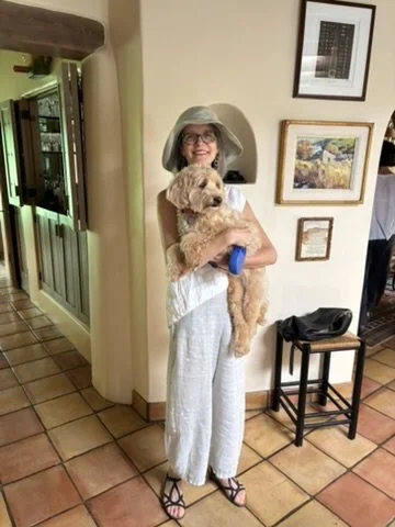 Lucy the golden doodle