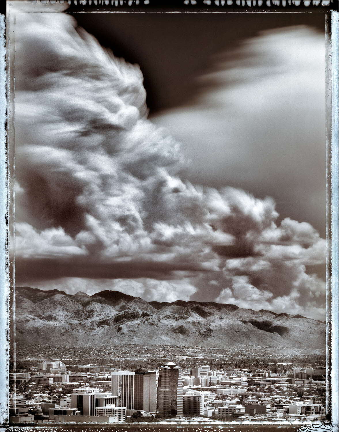 Stormclouds over Tucson #12, view from A-Mountain