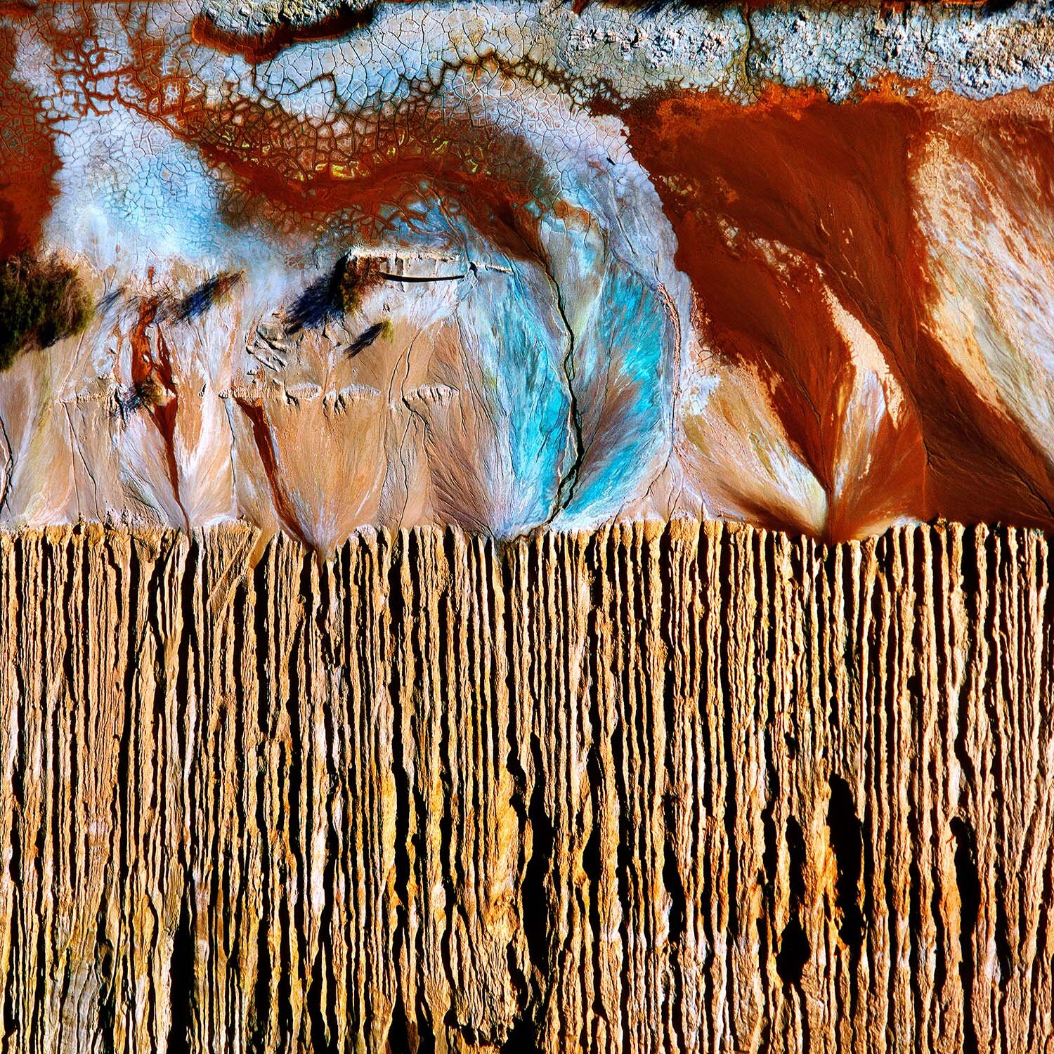 Copper Mine Tailing Pile Abstraction #1, Winkleman, Arizona