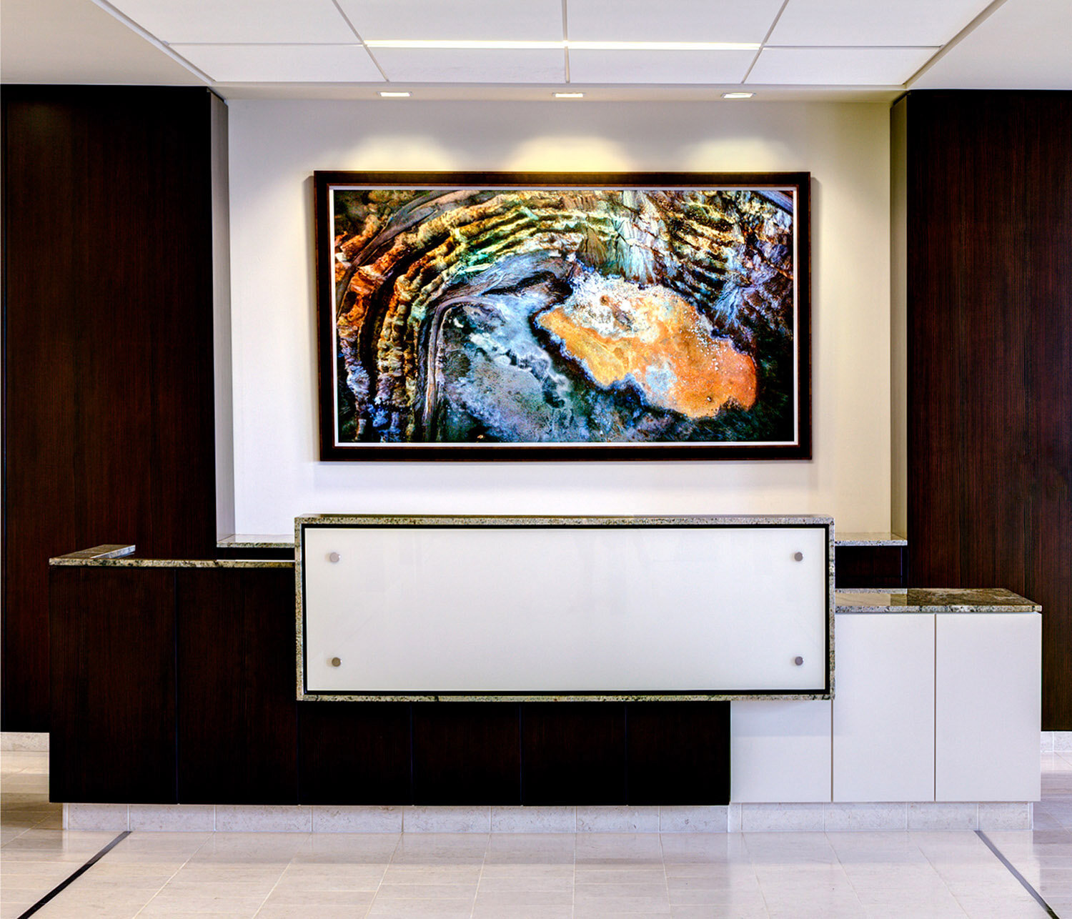 40” x 96” Fine Art Display Print “Brown Pond, Ray Mine” , Ballard Sparh Home Offices, Phoenix, AZ