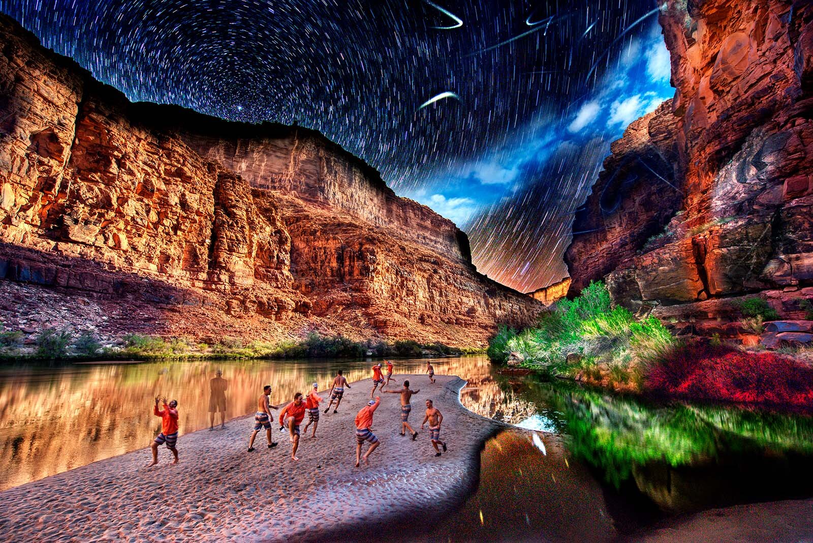 Riverdance under the North Star, Mile 20, Grand Canyon, Arizona 